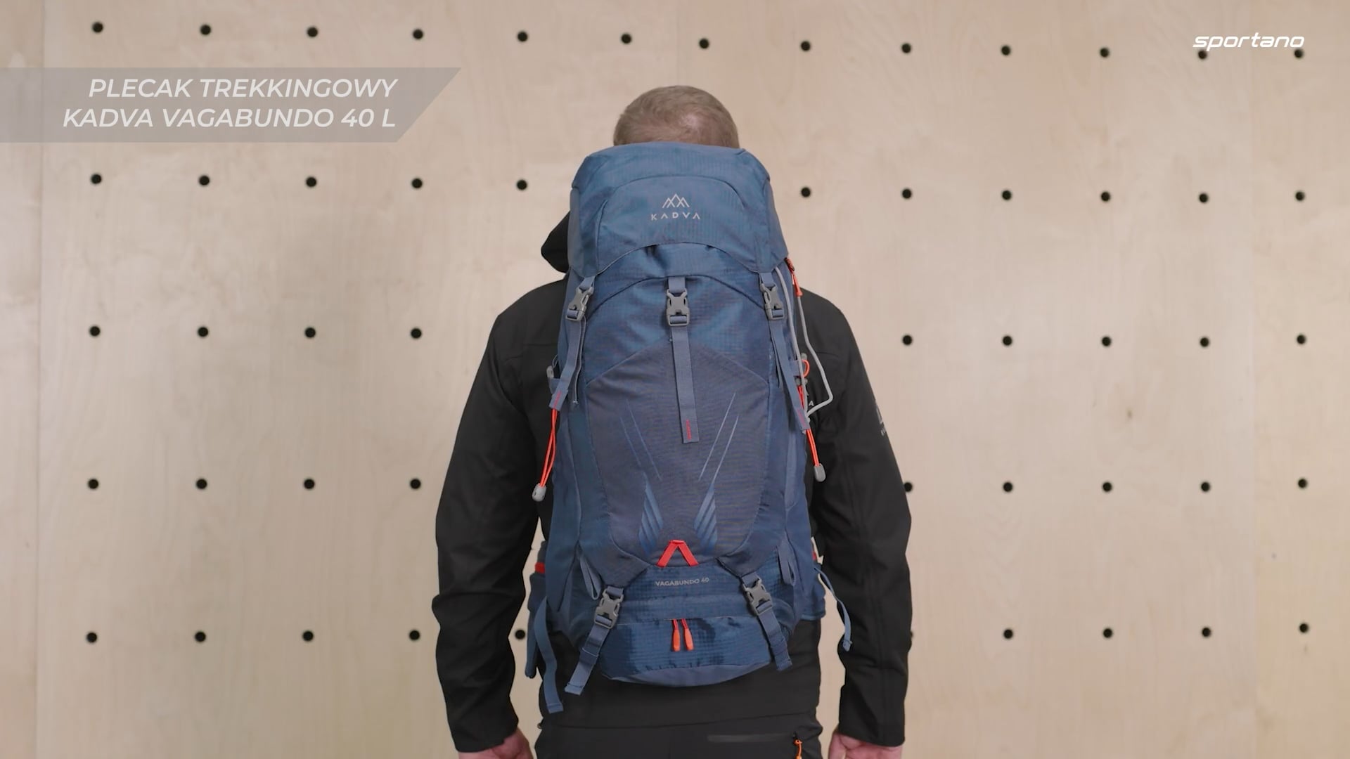 Batoh KADVA Vagabundo 40 l black