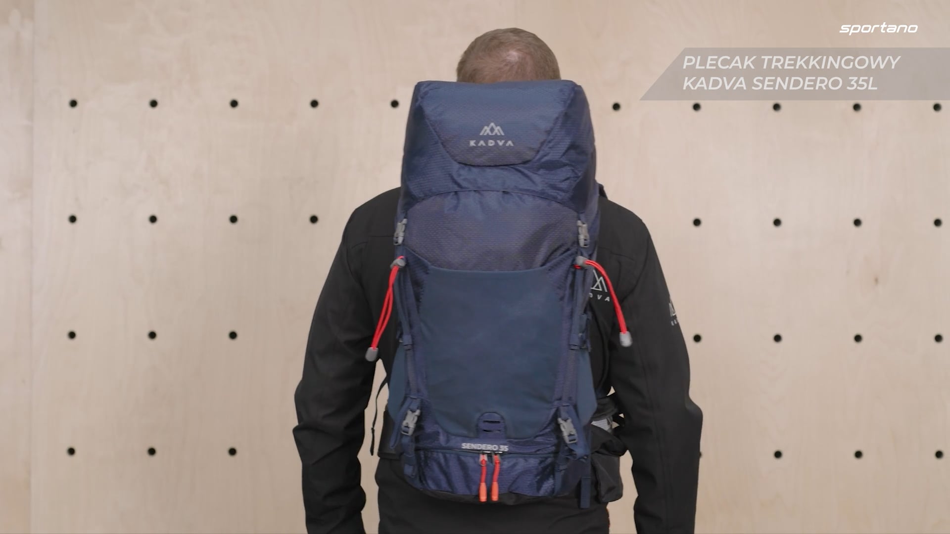 trekingový batoh KADVA Sendero 35 l black