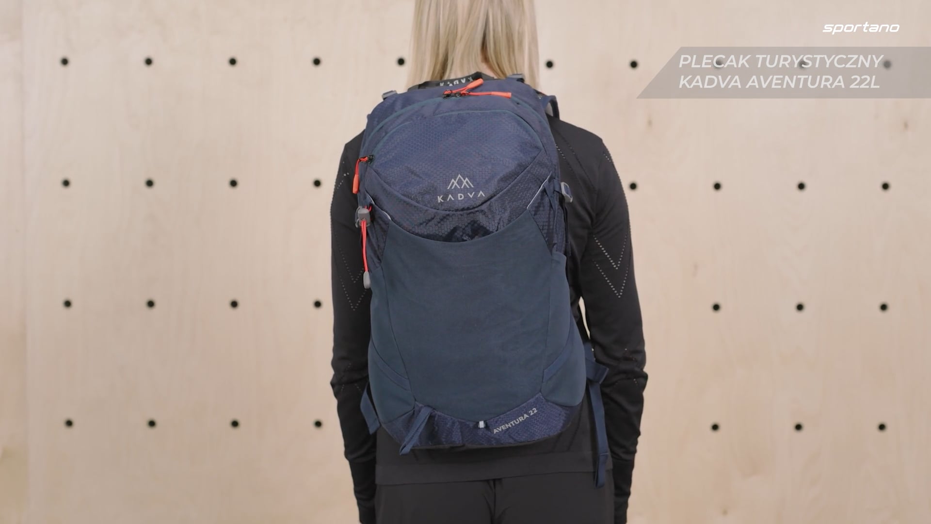 Turistický batoh KADVA Aventura 22 l steel blue