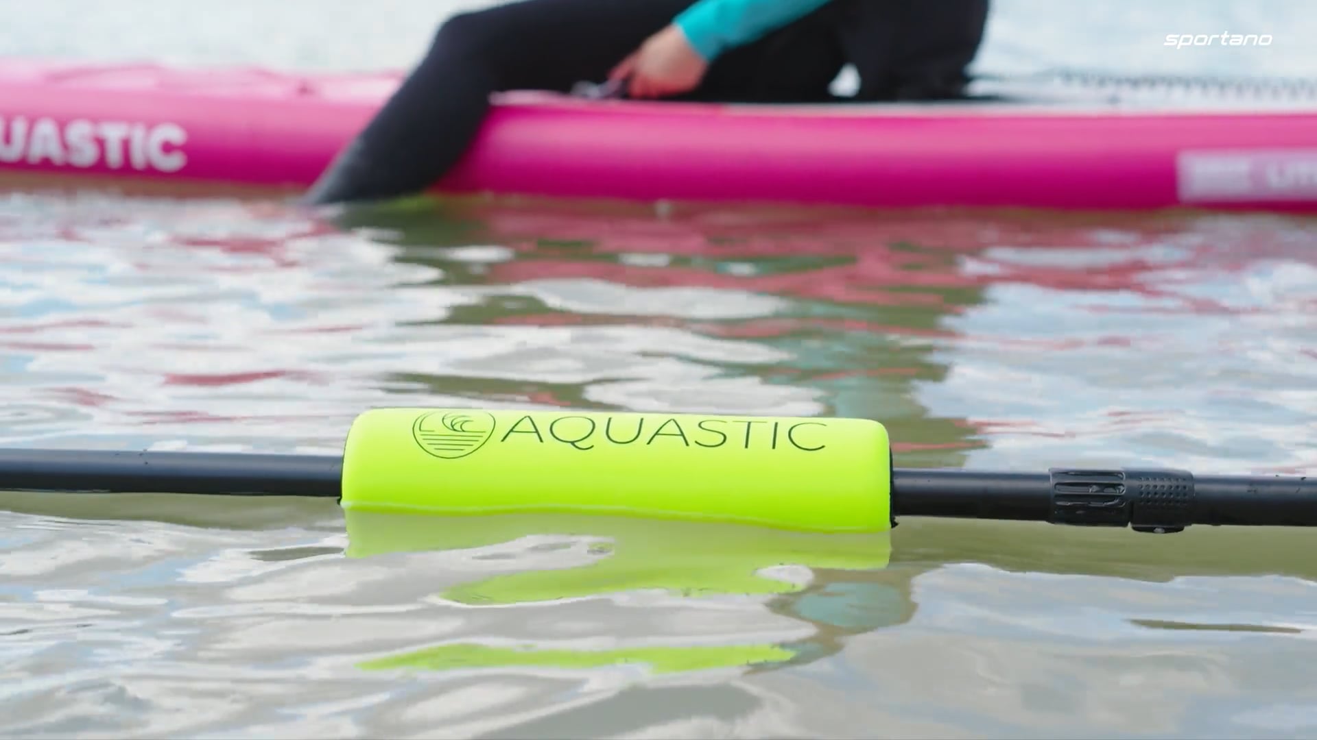 Plovák na veslo SUP AQUASTIC modrý AQS-SFS001