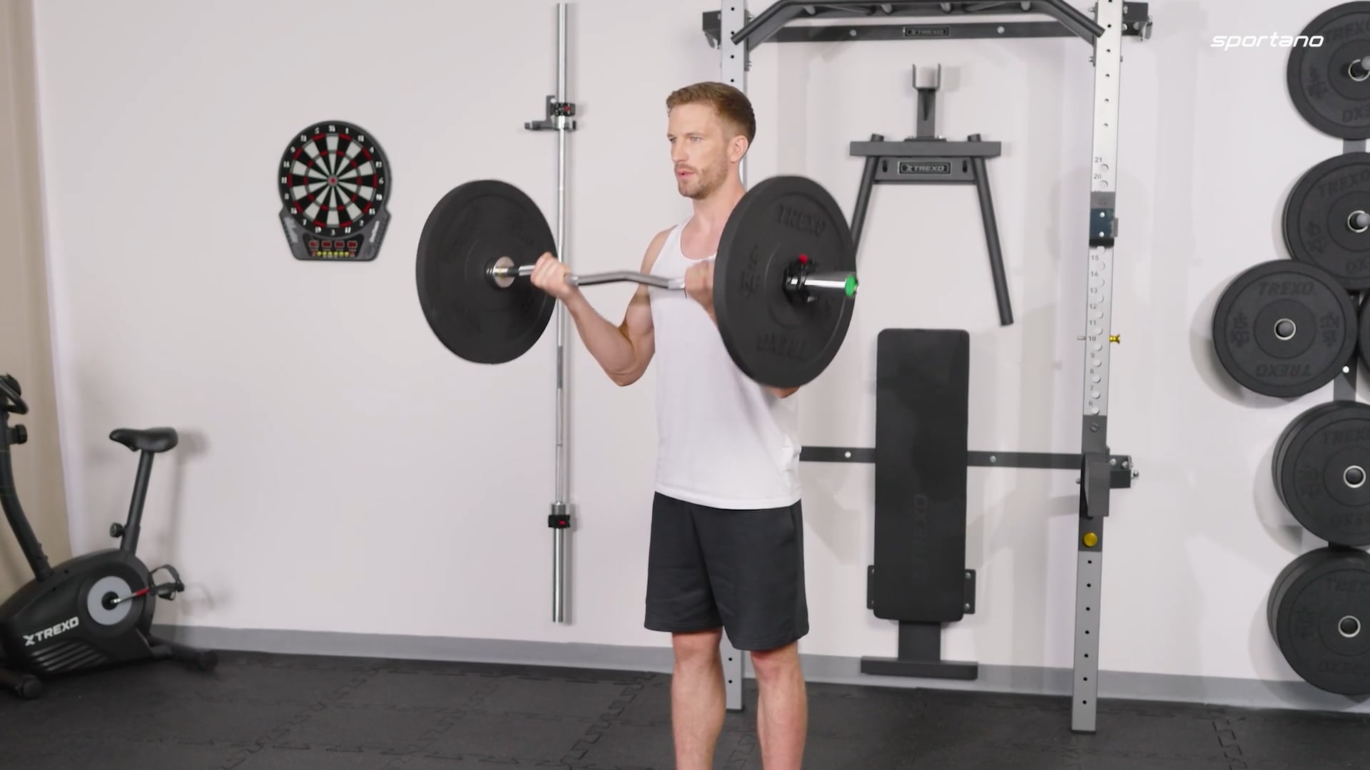Olympijské závaží bumper TREXO TRX-BMP005 5 kg černé