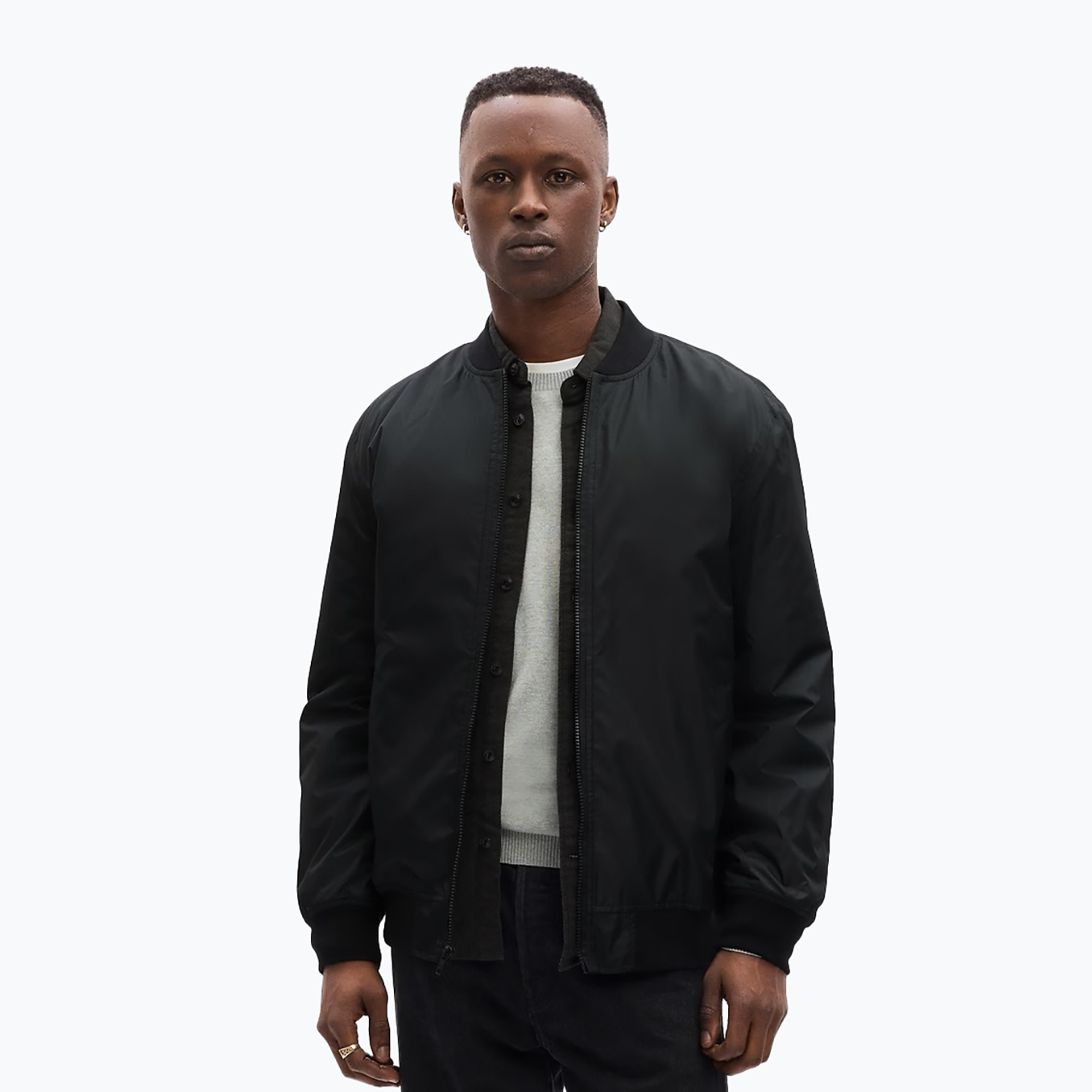 Pánská bunda GAP V-Bomber true black (V-Bomber 796704)