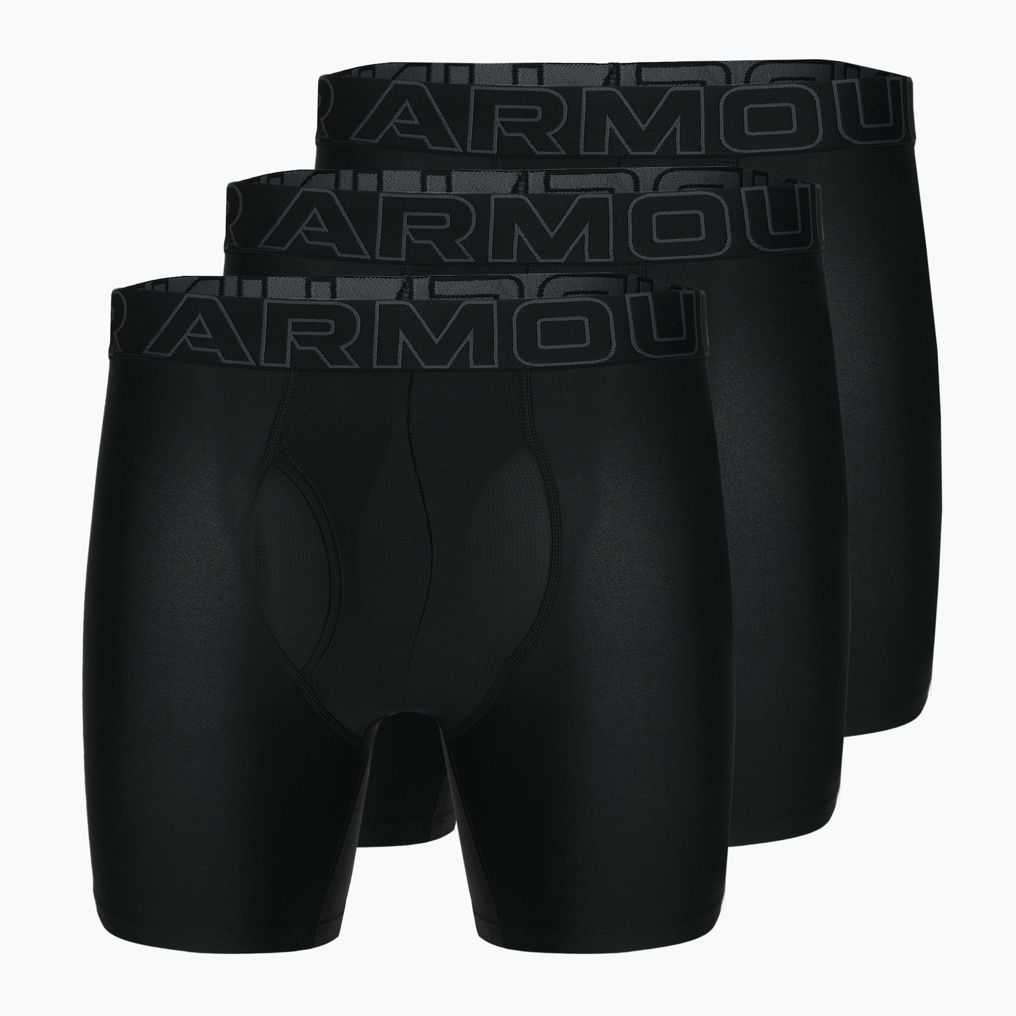 Pánské boxerky  Under Armour Perf Tech 6in 3 páry black (Perf Tech 6in 25UUSHJ043-001)