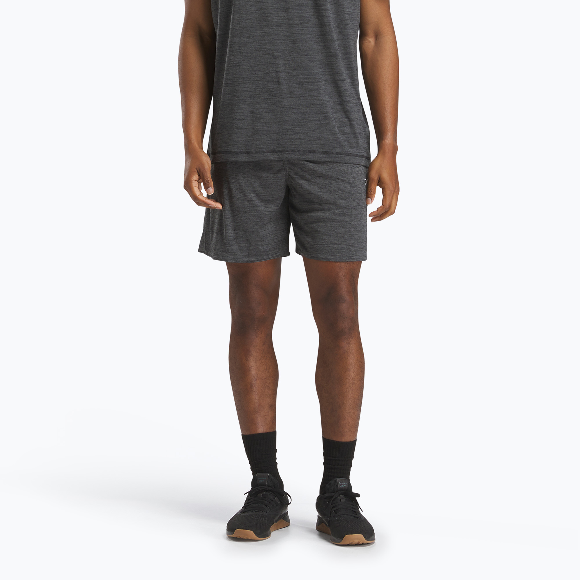 Pánské šortky Reebok Id Train Melange Knit black (Id Train Melange Knit 100214863)