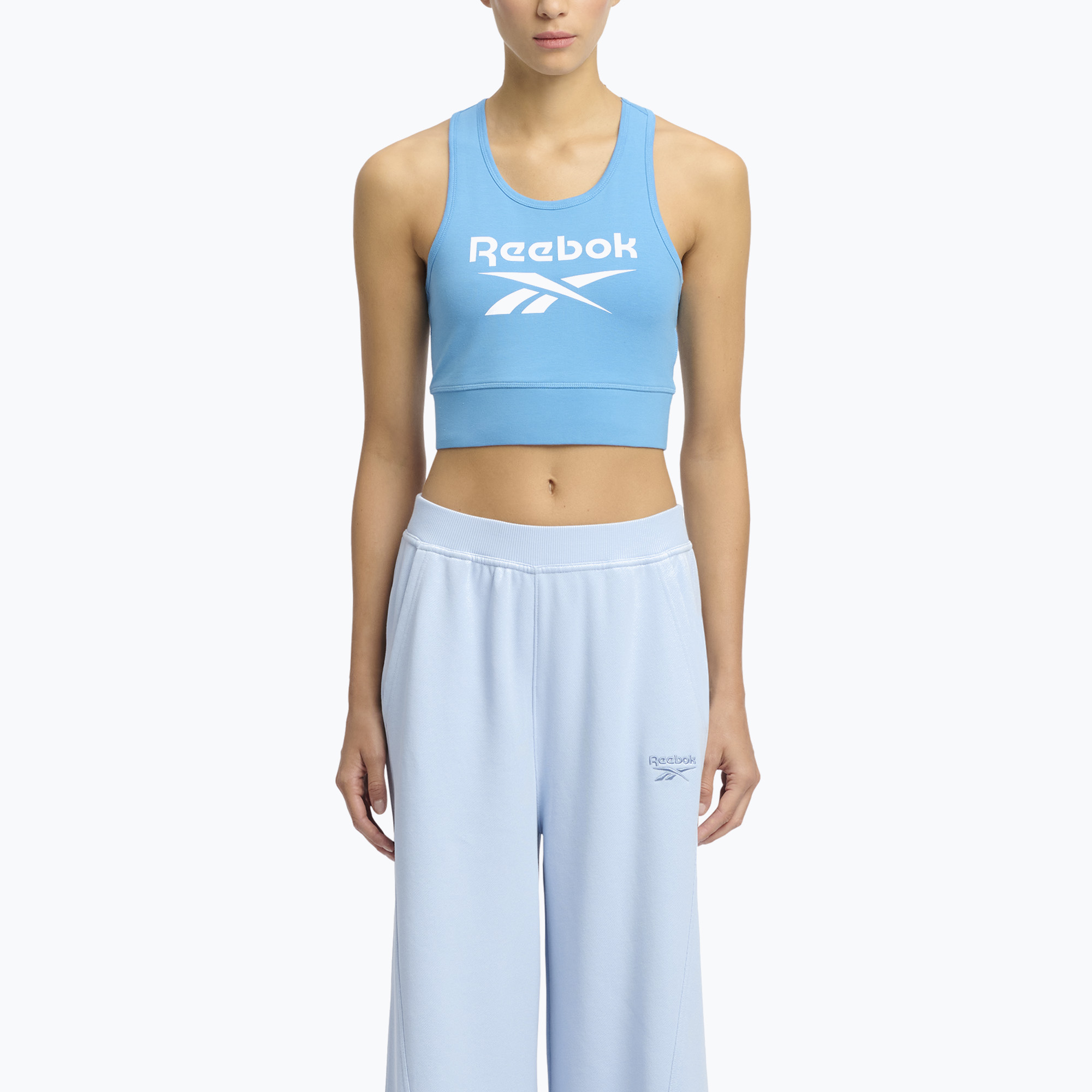 Fitness podprsenka Reebok Identity Big Logo recovery blue (Identity Big Logo 100215146)