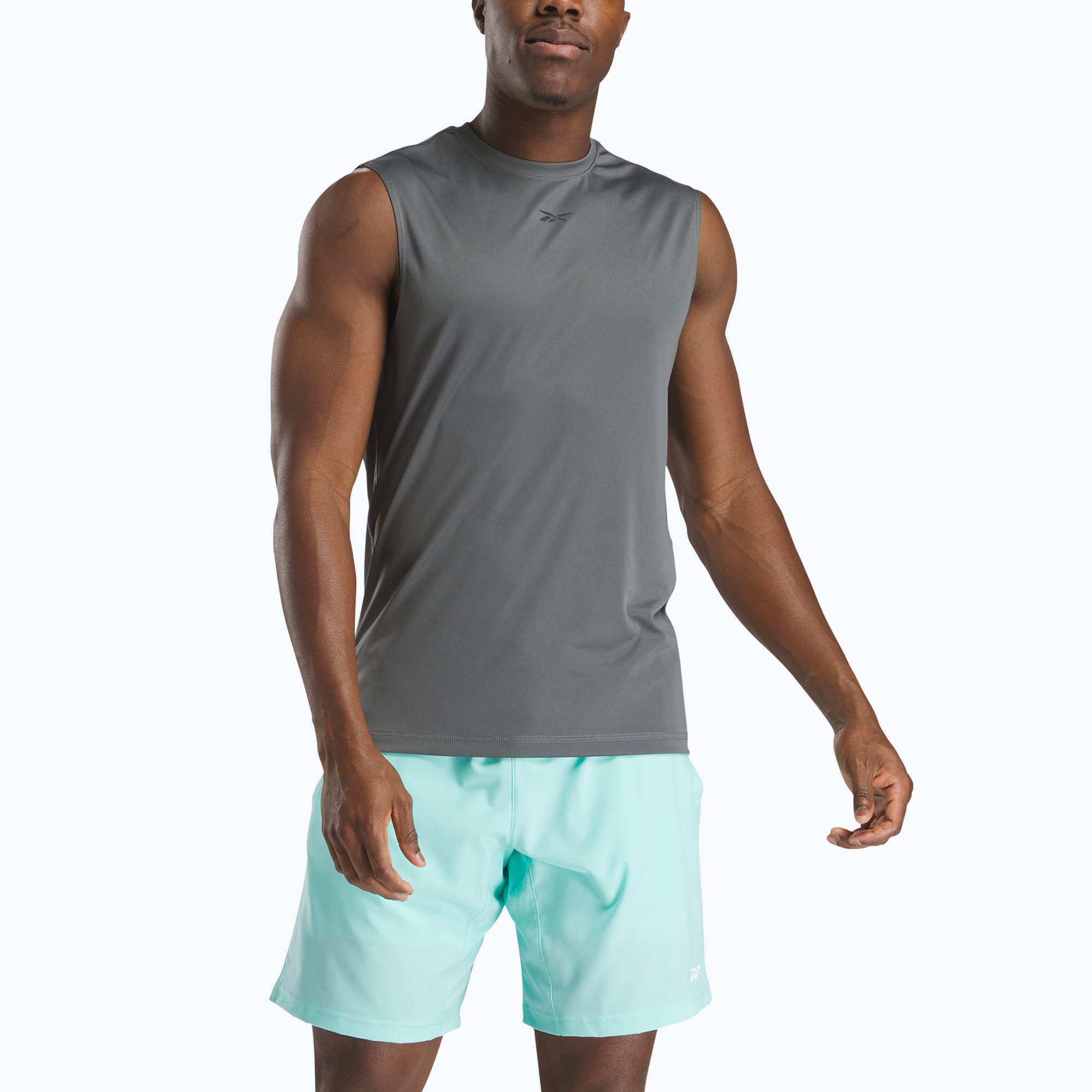 Pánské tričko Reebok Id Train Tech Tee grey 5
