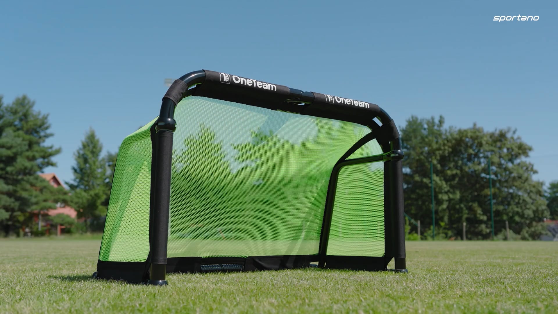 Fotbalová branka OneTeam Swiftgoal 120 x 70 cm black/green