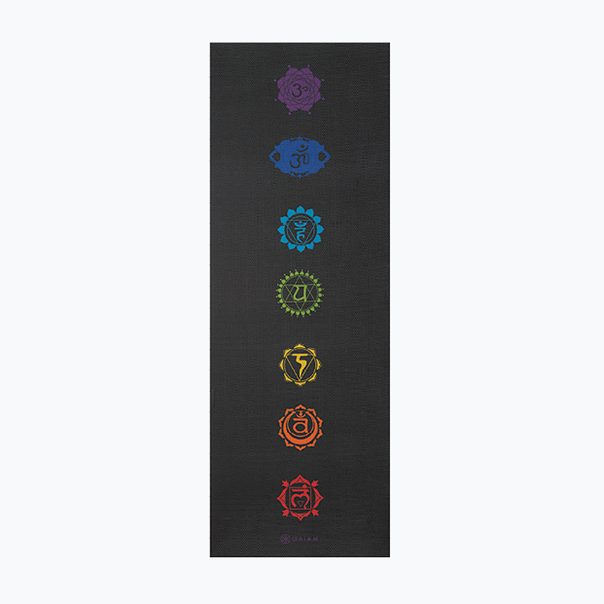 Podložka na jógu Gaiam Premium Black Chakra 6 mm black chakra (Premium Black Chakra 62610)