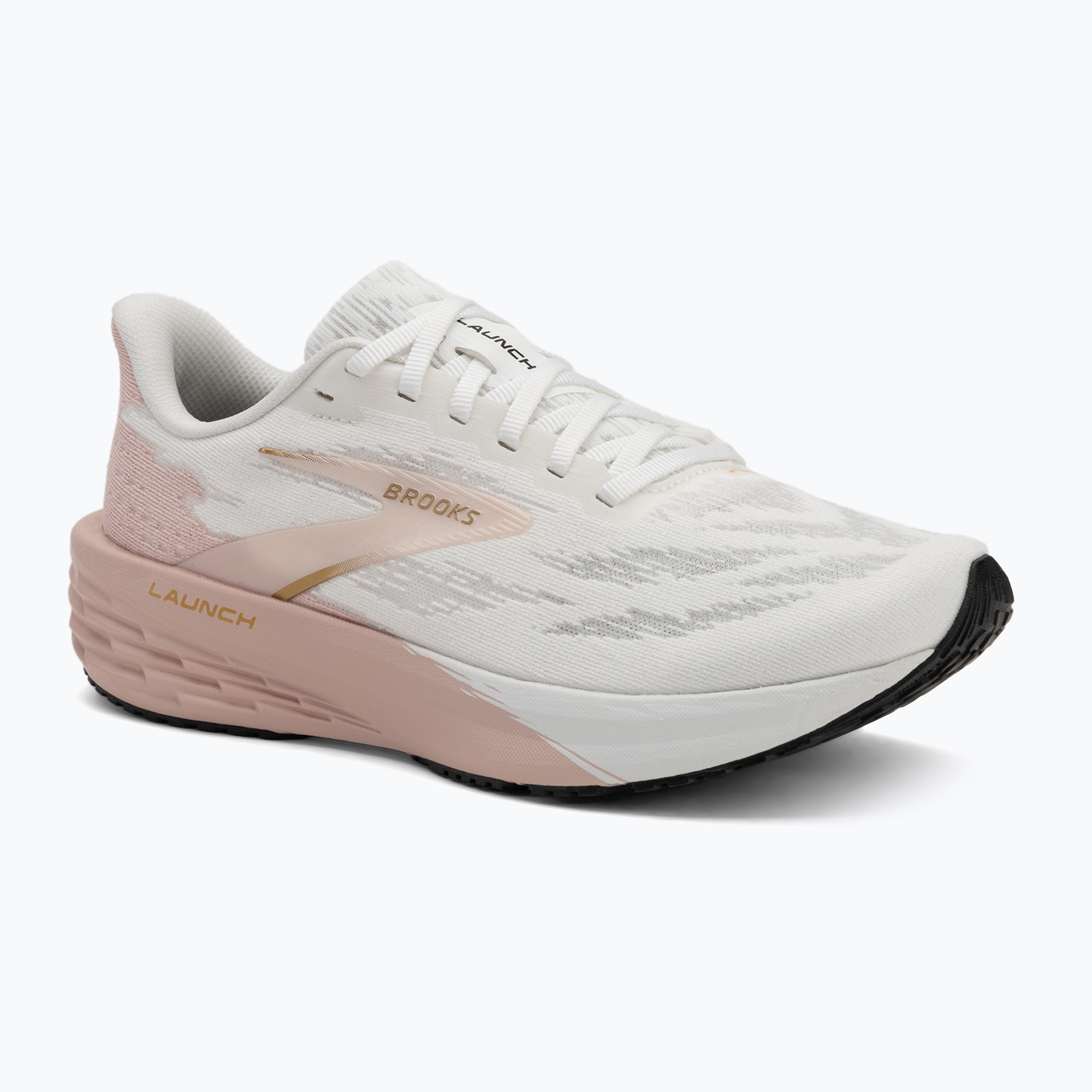 Dámské běžecké boty Brooks Launch 11 white/gold/pink (Launch 11 1204391B164)