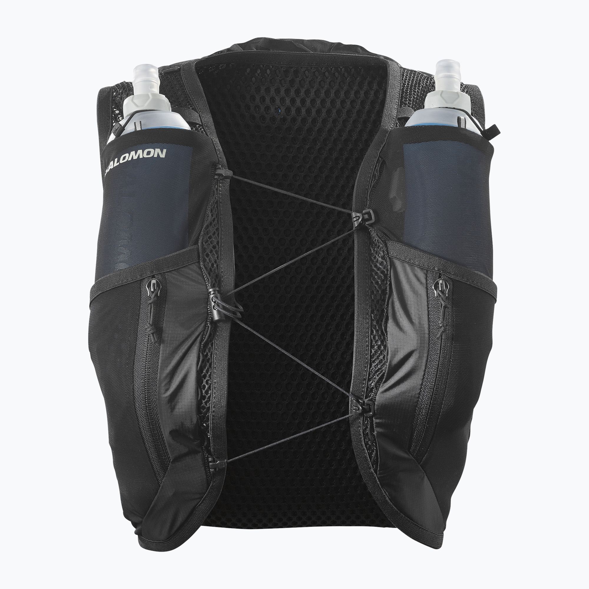 Dámská běžecká vesta Salomon Active Skin 12 Set black/metal (Active Skin 12 Set LC2178600)