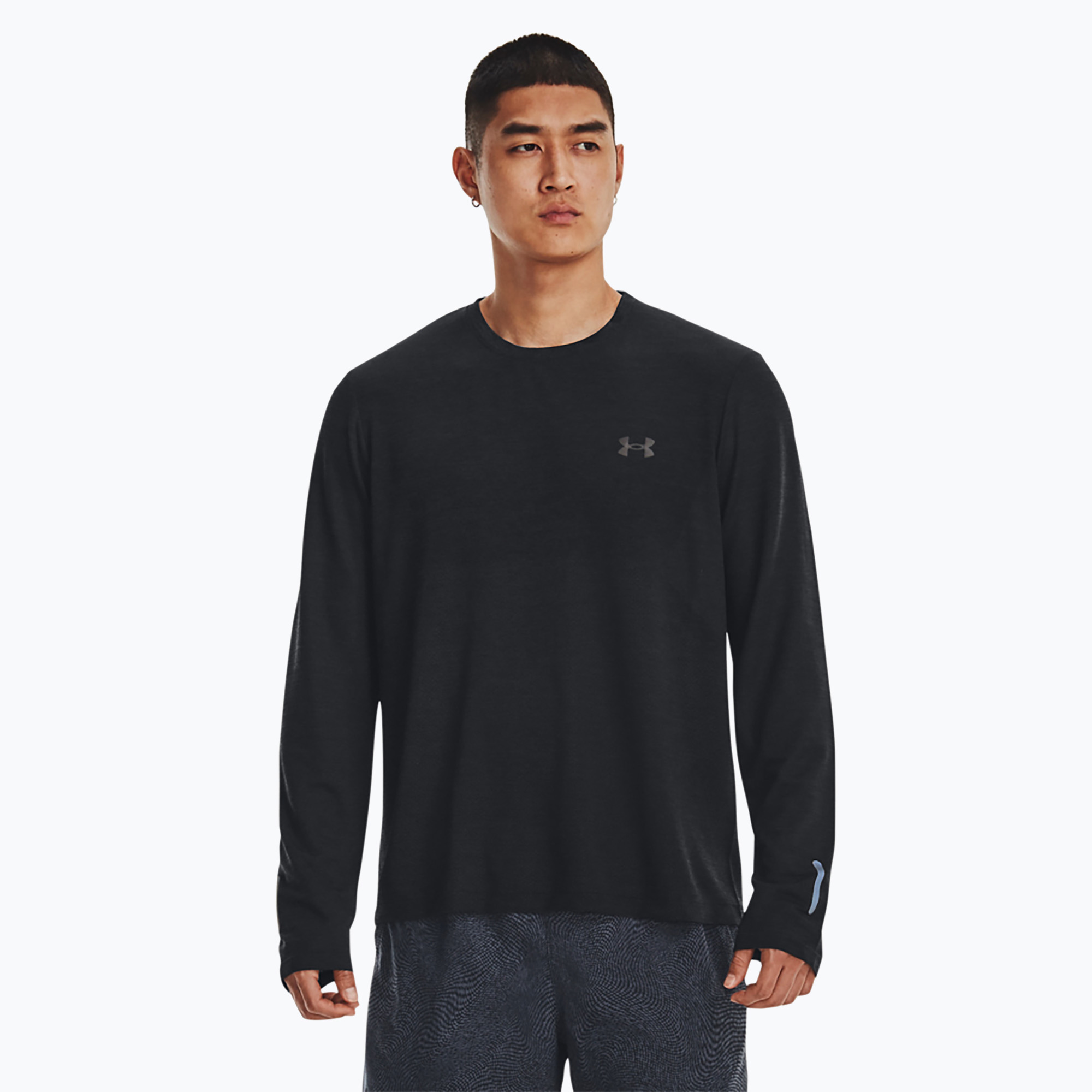 Pánské běžecké tričko Under Armour Seamless Stride černé 1375693 (Seamless Stride 1375693)