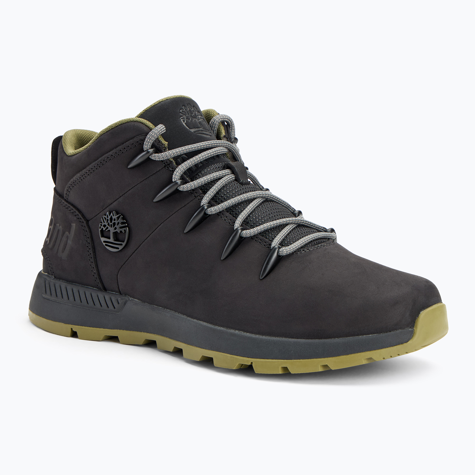 Pánské boty Timberland Sprint Trekker Mid Lace black nubuk/med green (Sprint Trekker Mid Lace TB0A6DQDELK1)