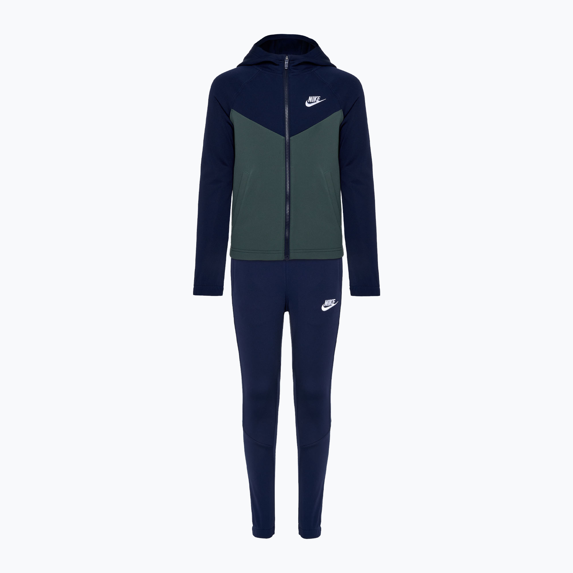 Dětská tepláková souprava  Nike Sportswear obsidian/ vintage green/ obsidian/ white (Sportswear FD3072-451)