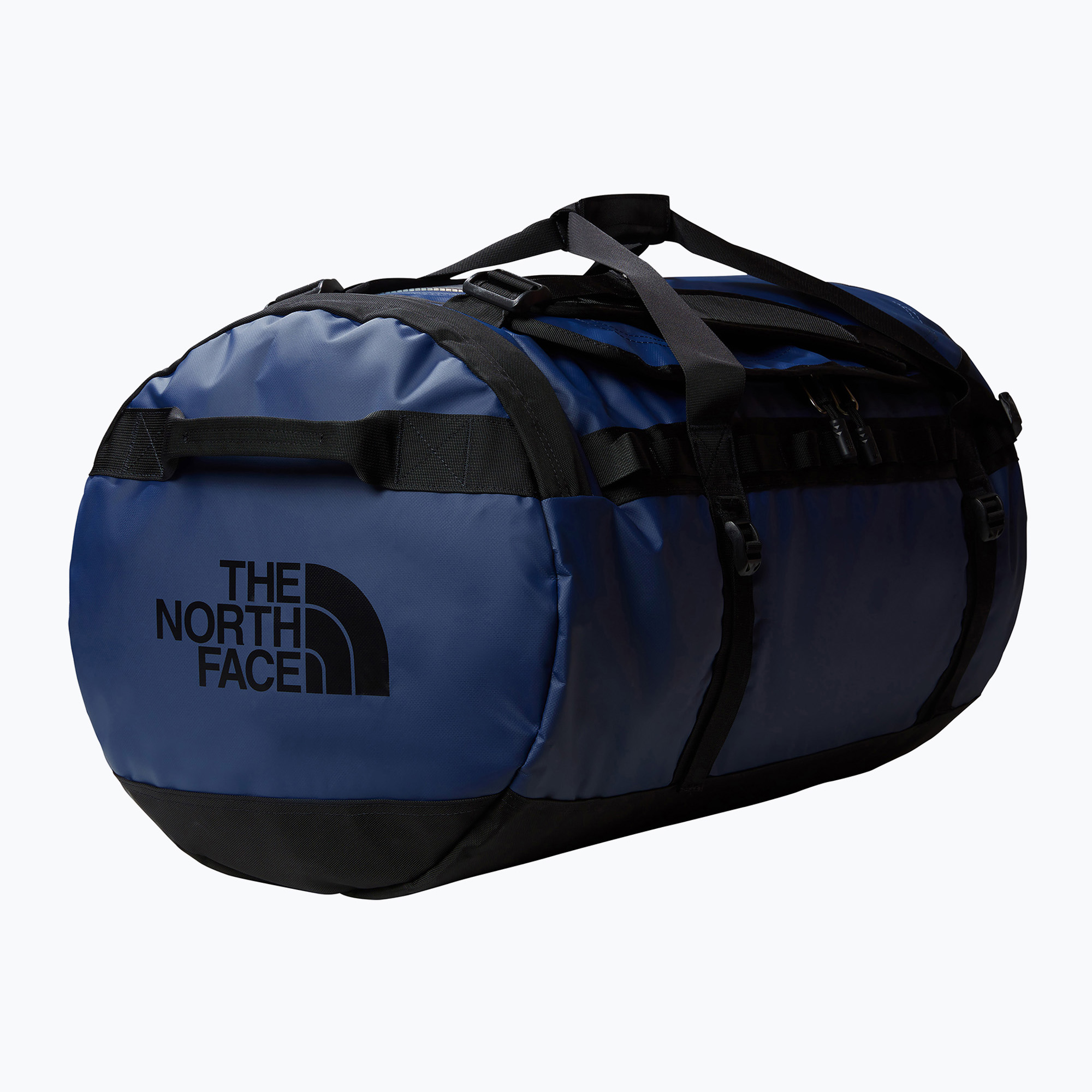 Cestovní taška The North Face Base Camp Duffel L 95 l summit navy/black/npf (Base Camp Duffel L NF0A52SB4Y21)
