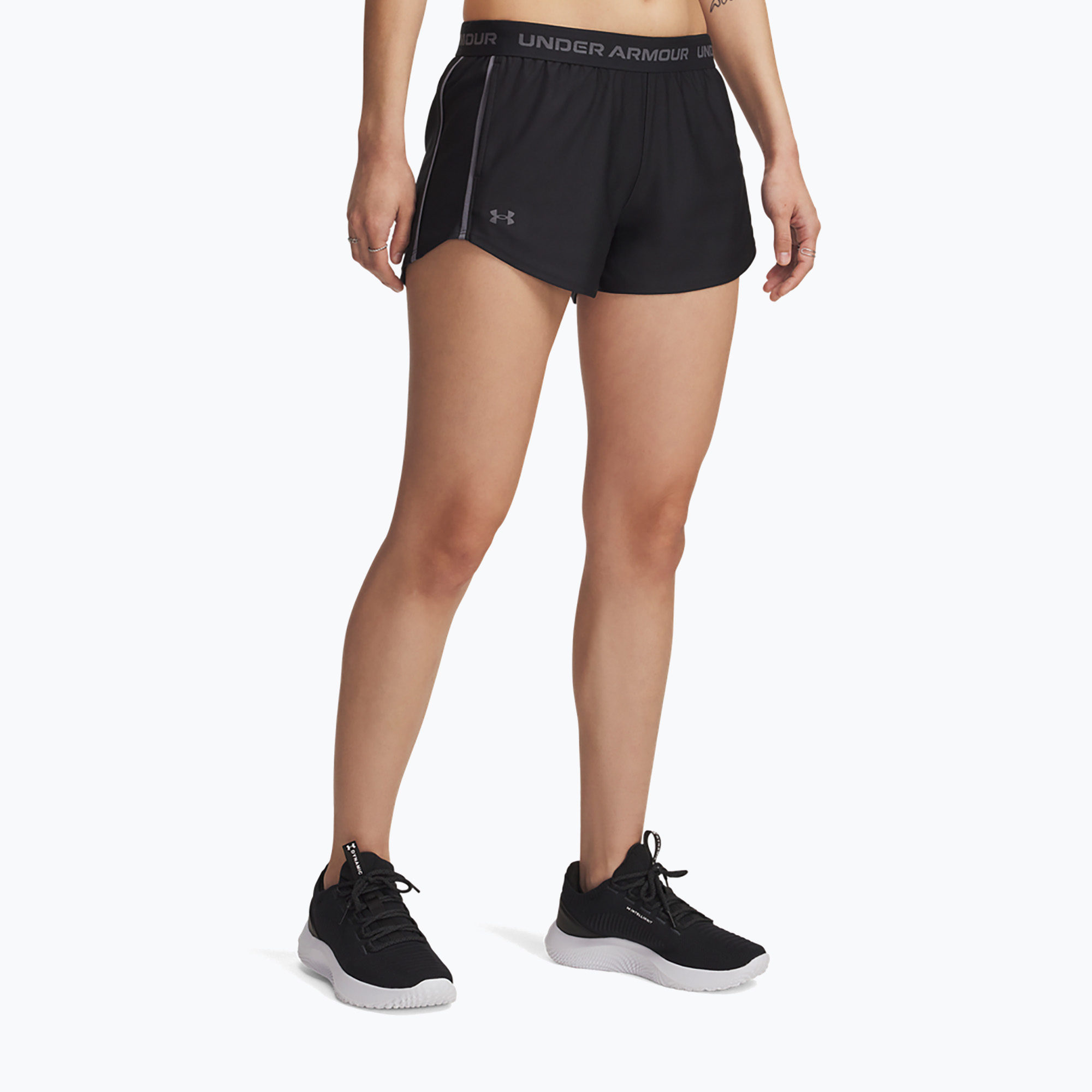 Dámské šortky Under Armour Tech Play Up black/castlerock (Tech Play Up 1389882-001)