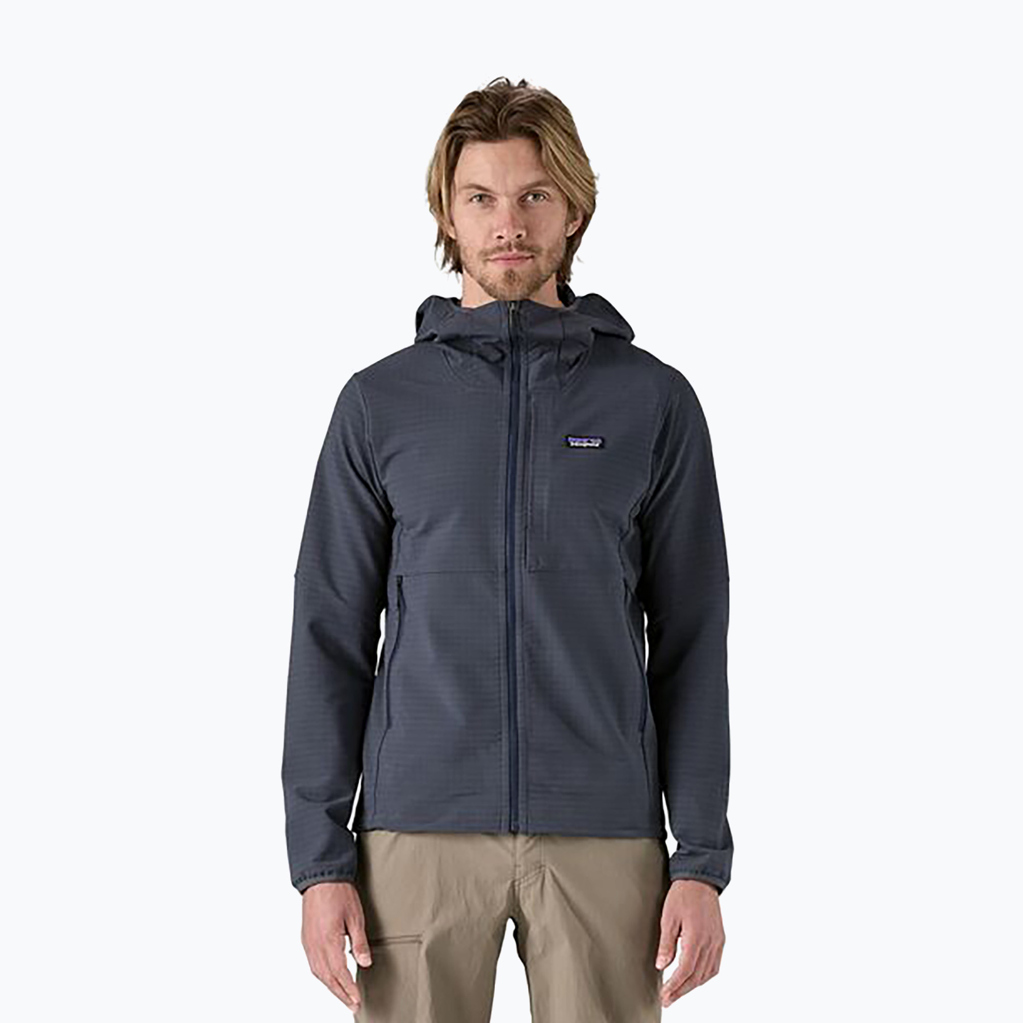Pánská mikina Patagonia R1 TechFace Hoody smolder blue (R1 TechFace Hoody 83578)