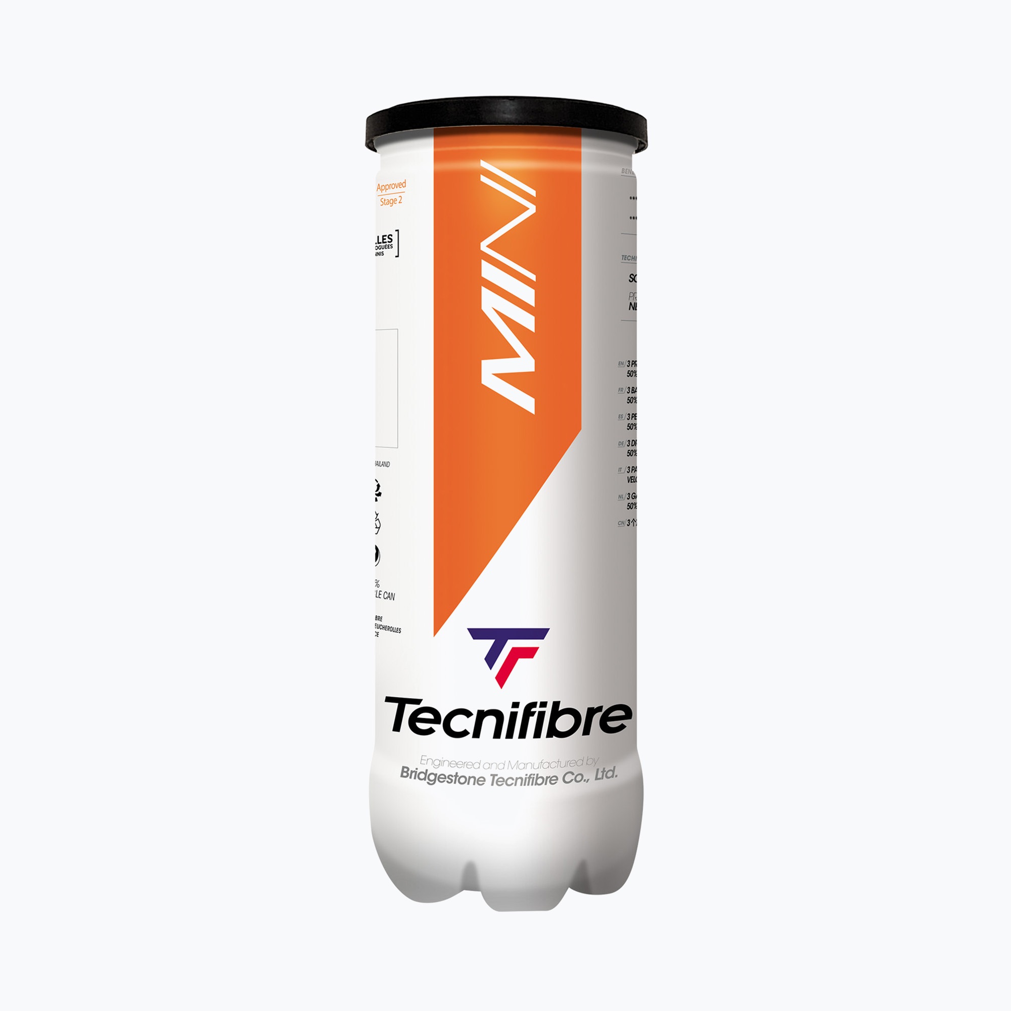 Dětské tenisové míče Tecnifibre Mini 3 szt oranžovo-žlute 63BALMT000 (Mini 63BALMT000)