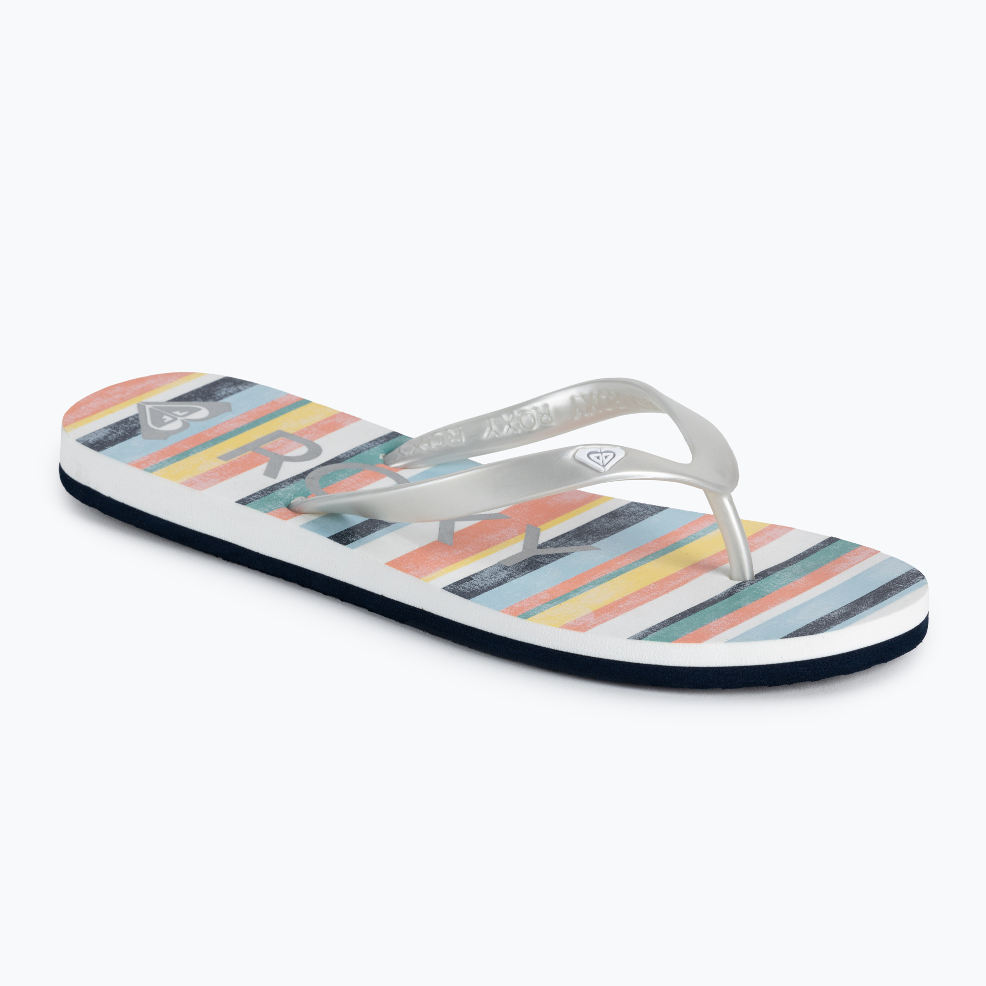 Dětské žabky ROXY Tahiti VII 2021 stripe citrus/olmpian blue (Tahiti VII ARGL100279-COS)