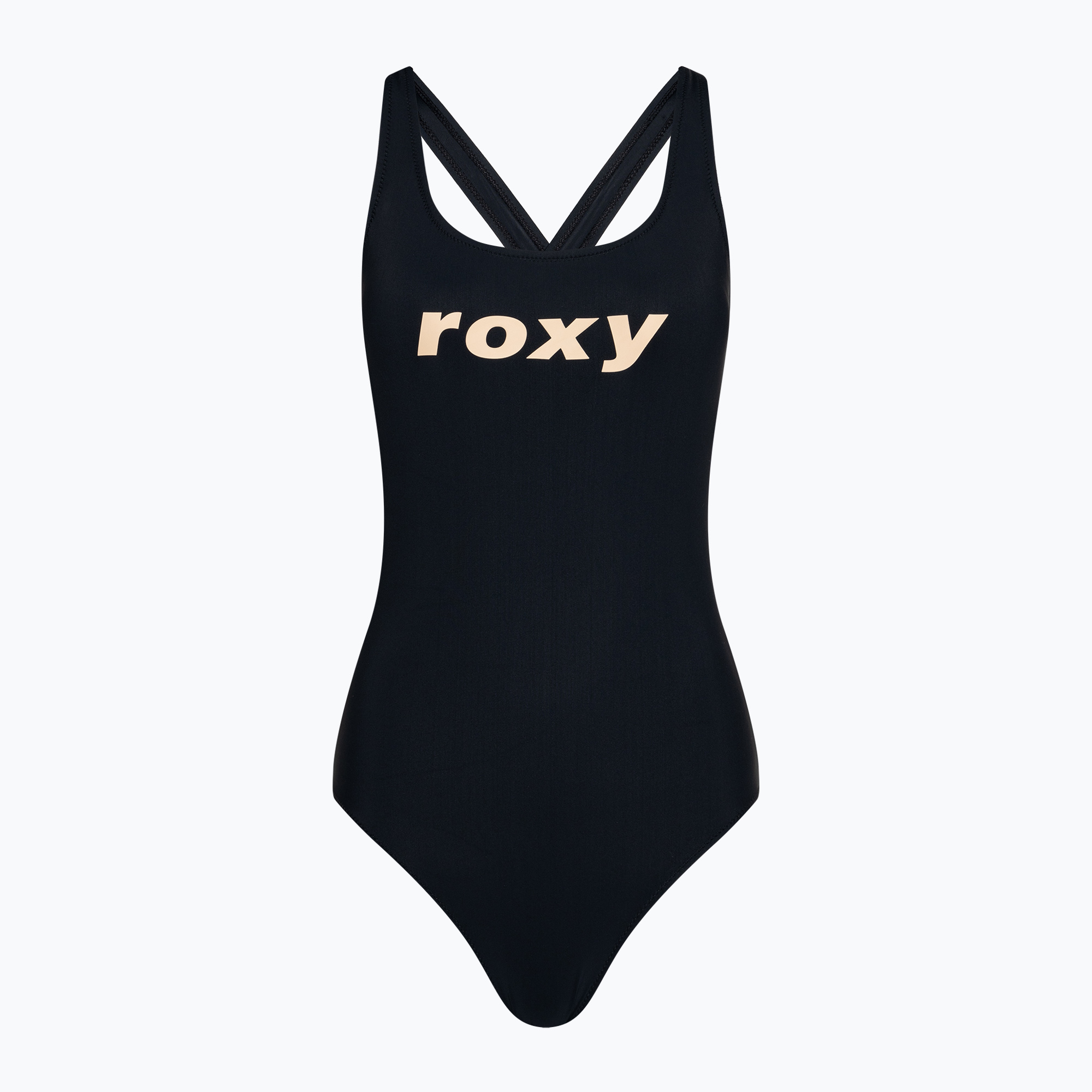 Dámské jednodílné plavky ROXY Active Cross anthracite