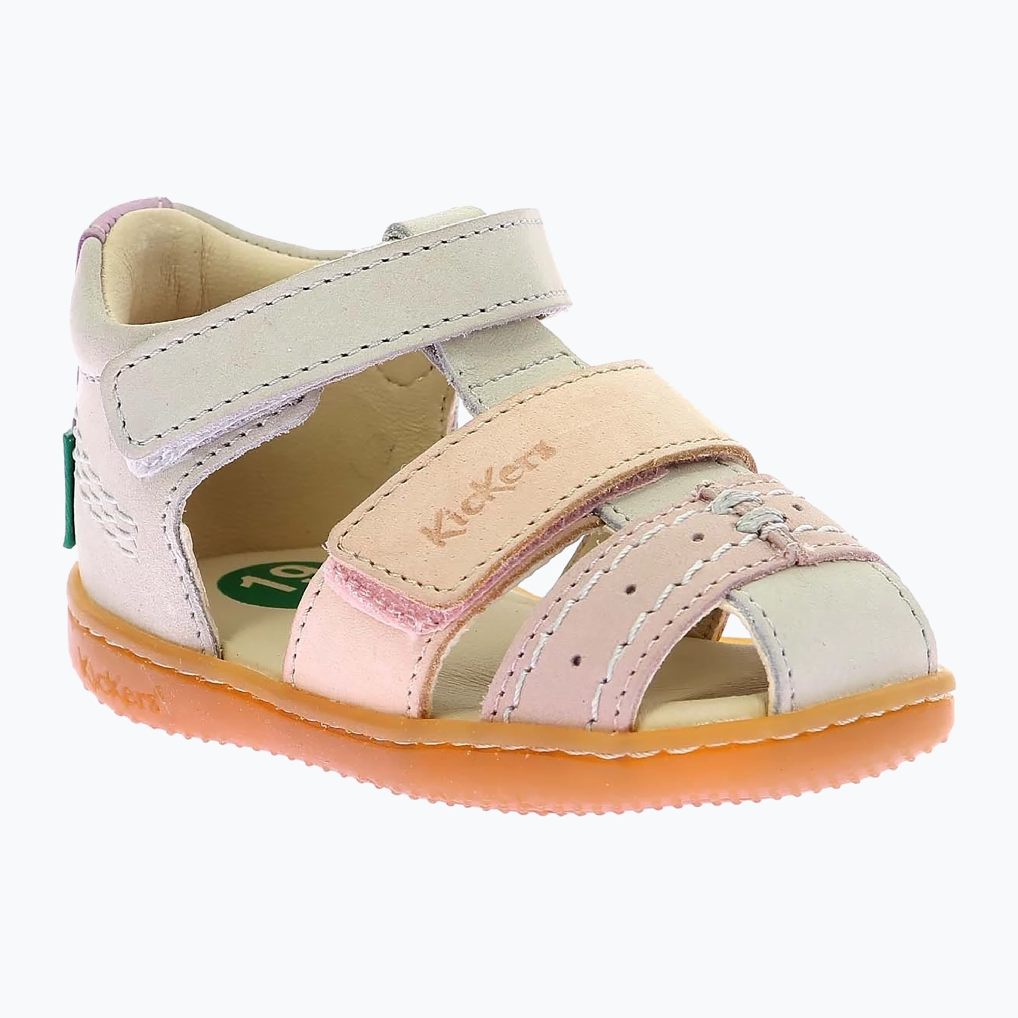 Dětské sandály Kickers Kick Bazar light pink/multicolor (Kick Bazar 1201381-10-133_19/27)