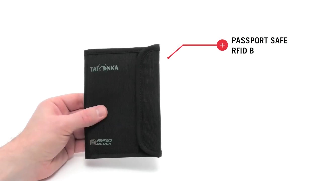 Peněženka  Tatonka Passport Safe RFID B black