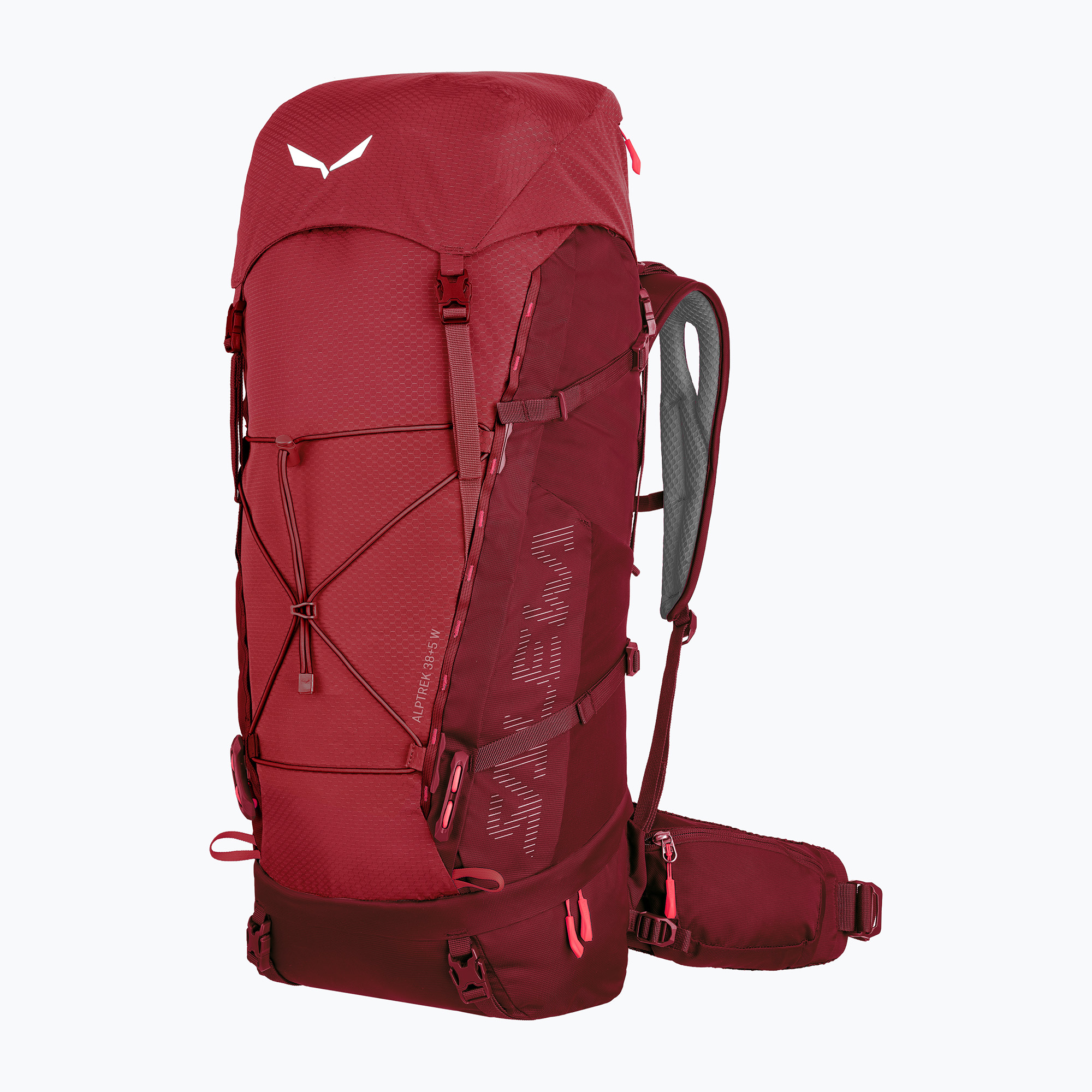Trekingový batoh Salewa Alptrek 38+5 l pompeian red / syrah (Alptrek 38+5 00-0000001257)