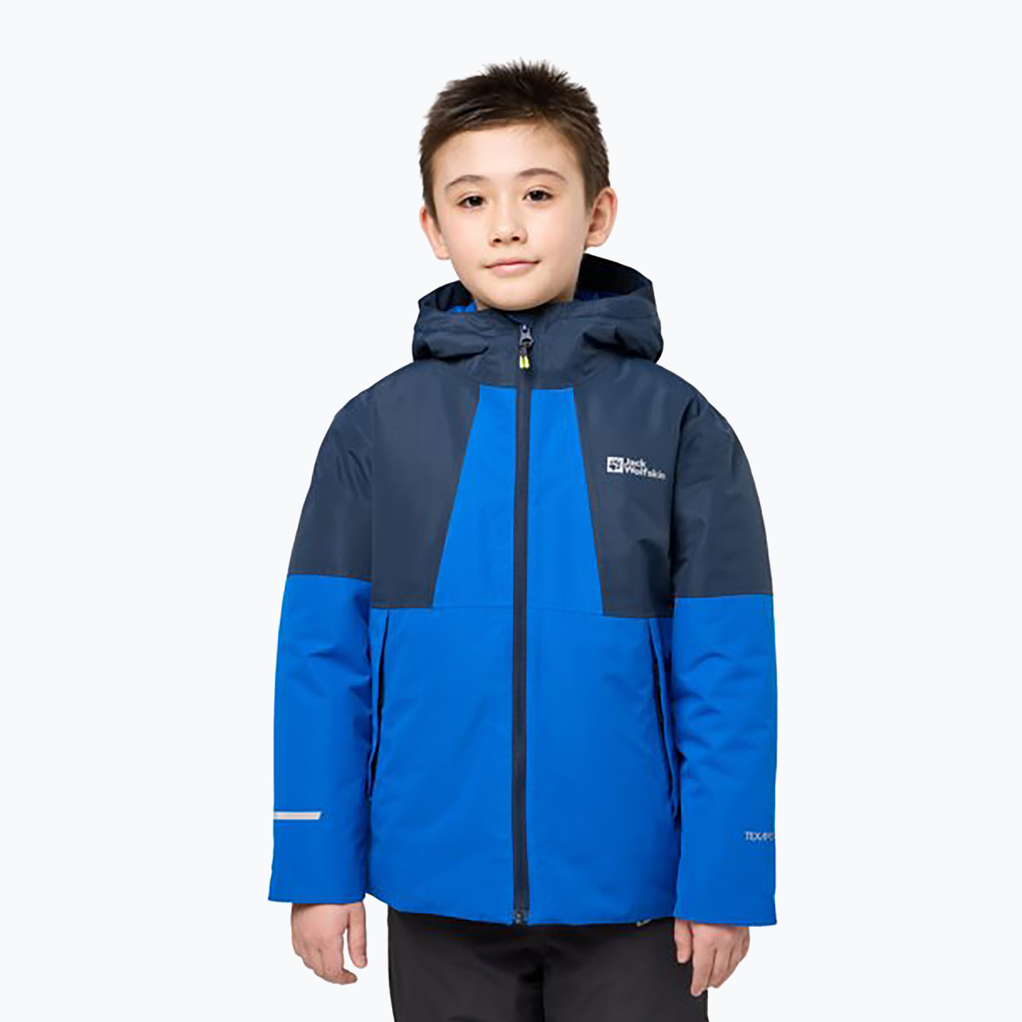 Dětská péřová bunda Jack Wolfskin Actamic 2L Ins crisp cobalt (Actamic 2L Ins 1610281_C0411)