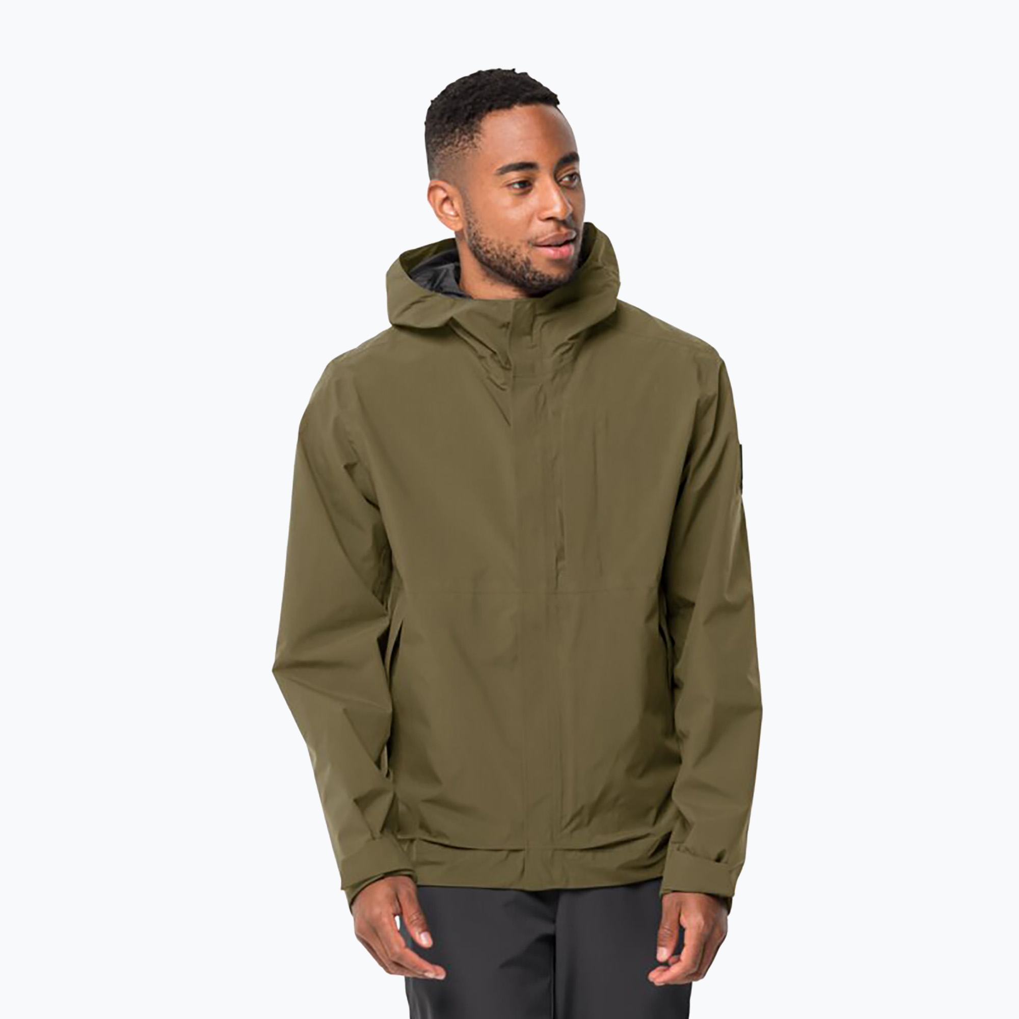 Pánská nepromokavá bunda Jack Wolfskin Mainkai hnědá 1115761 (Mainkai 1115761)