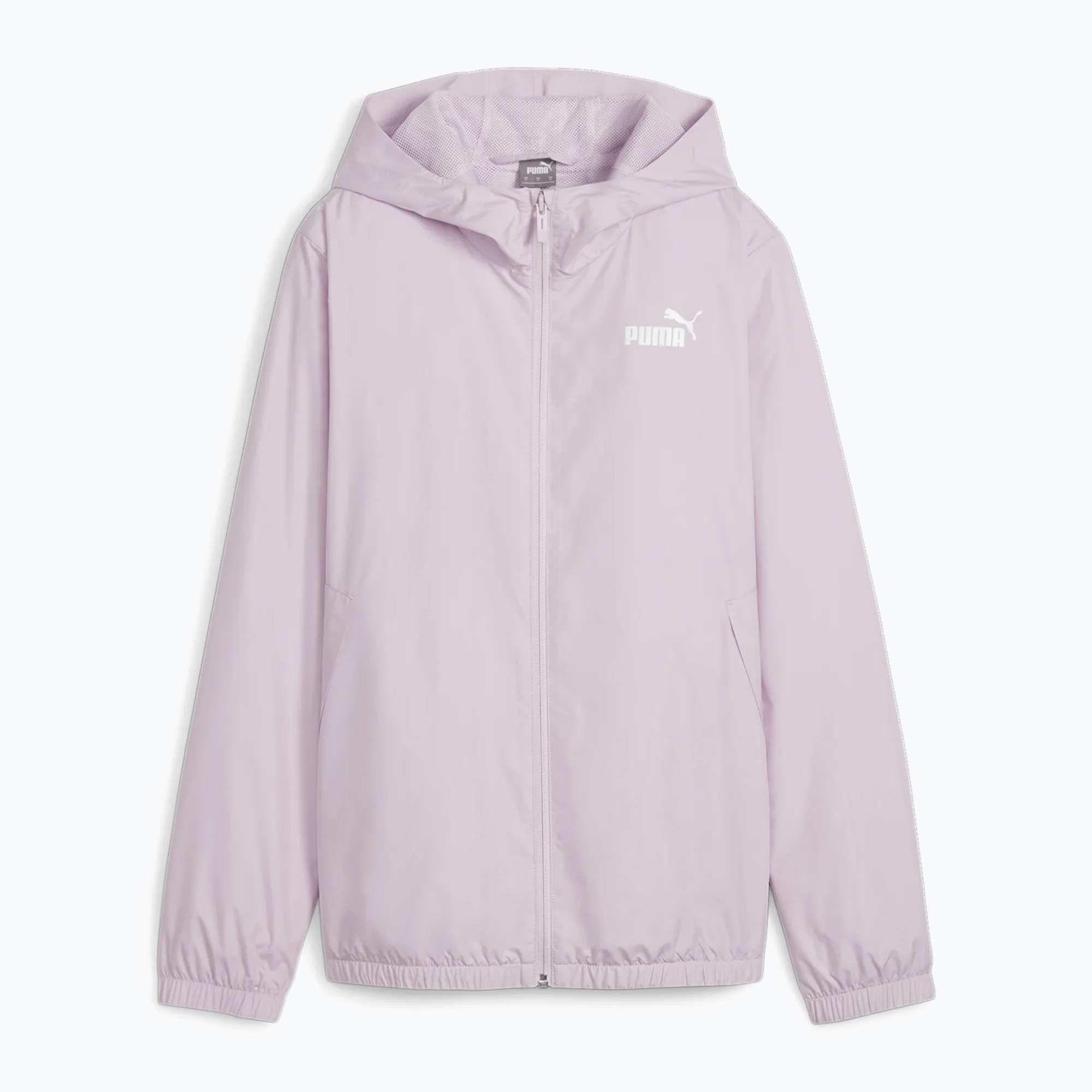 Dámská větrovka PUMA ESS Solid Windbreaker Hoodie grape mist (ESS Solid Windbreaker Hoodie 847494)