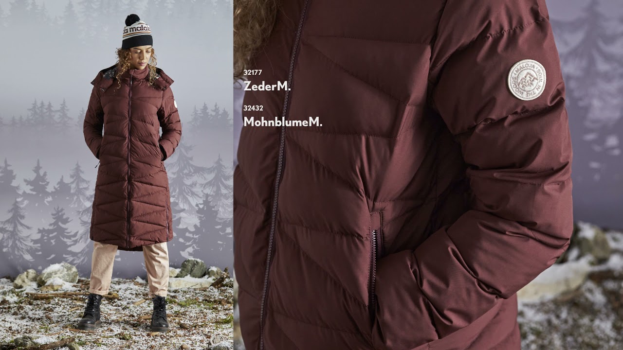 Dámský zimní kabát Maloja W'S ZederM hnědý 32177-1-8451
