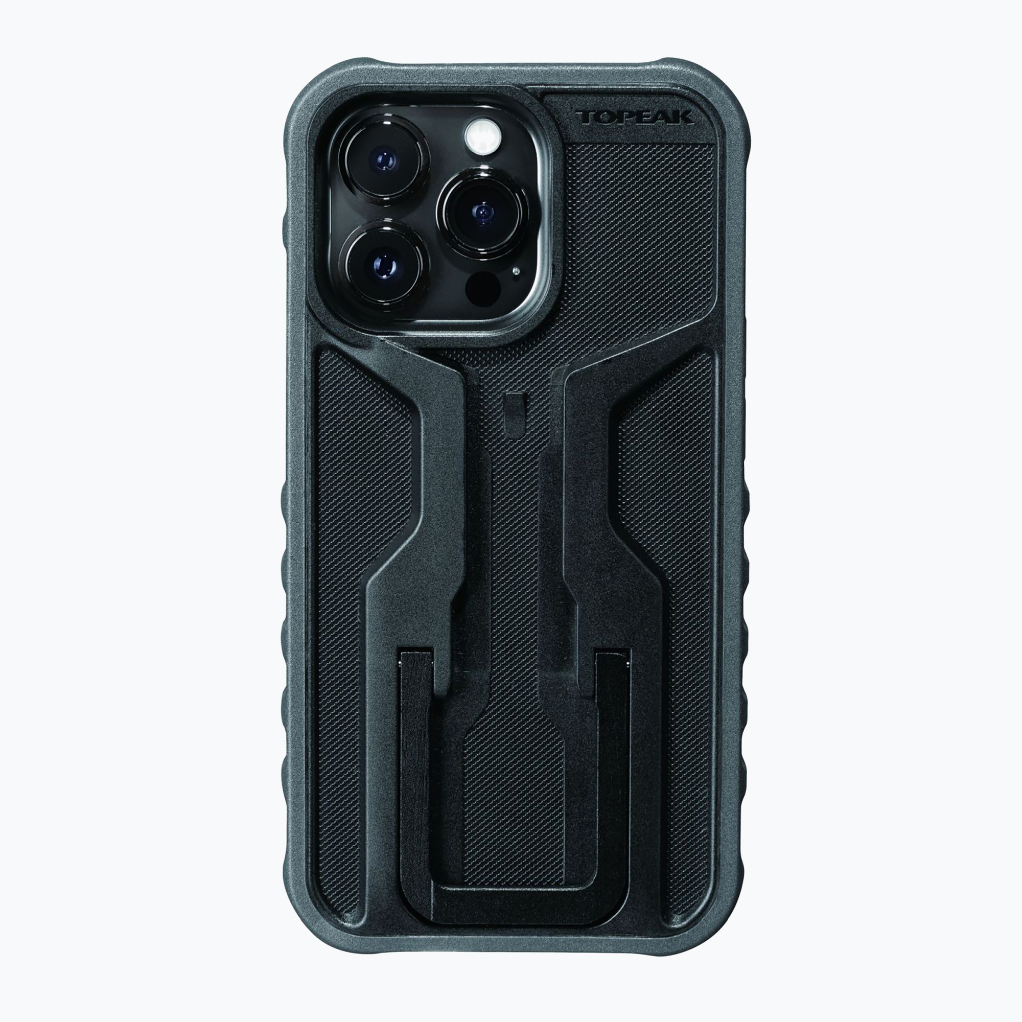 Pouzdro na telefon Topeak RideCase iPhone 14 černo-šedá T-TT9874BG (RideCase iPhone 14 T-TT9874BG)