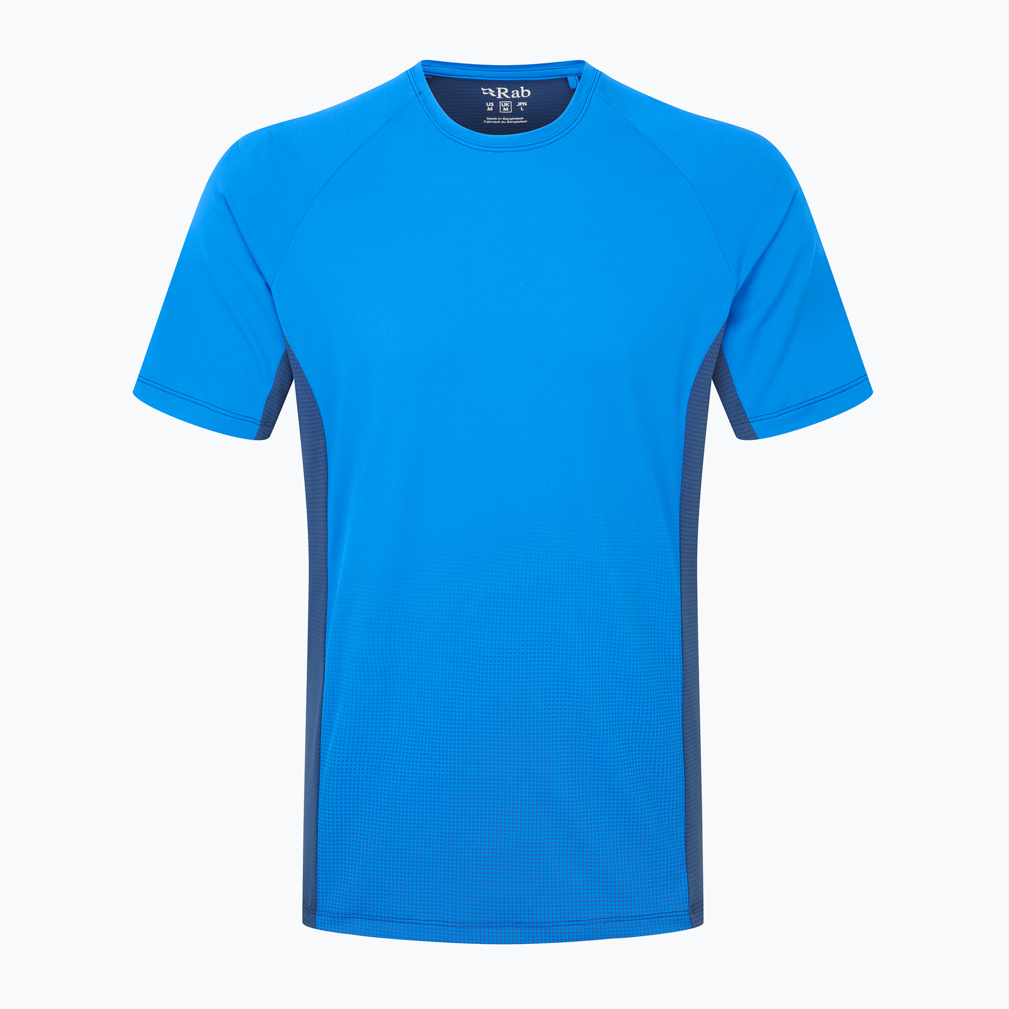 Pánské tričko Rab Trail Tee maya blue/tempest blue (Trail Tee QBL-79-MTB)