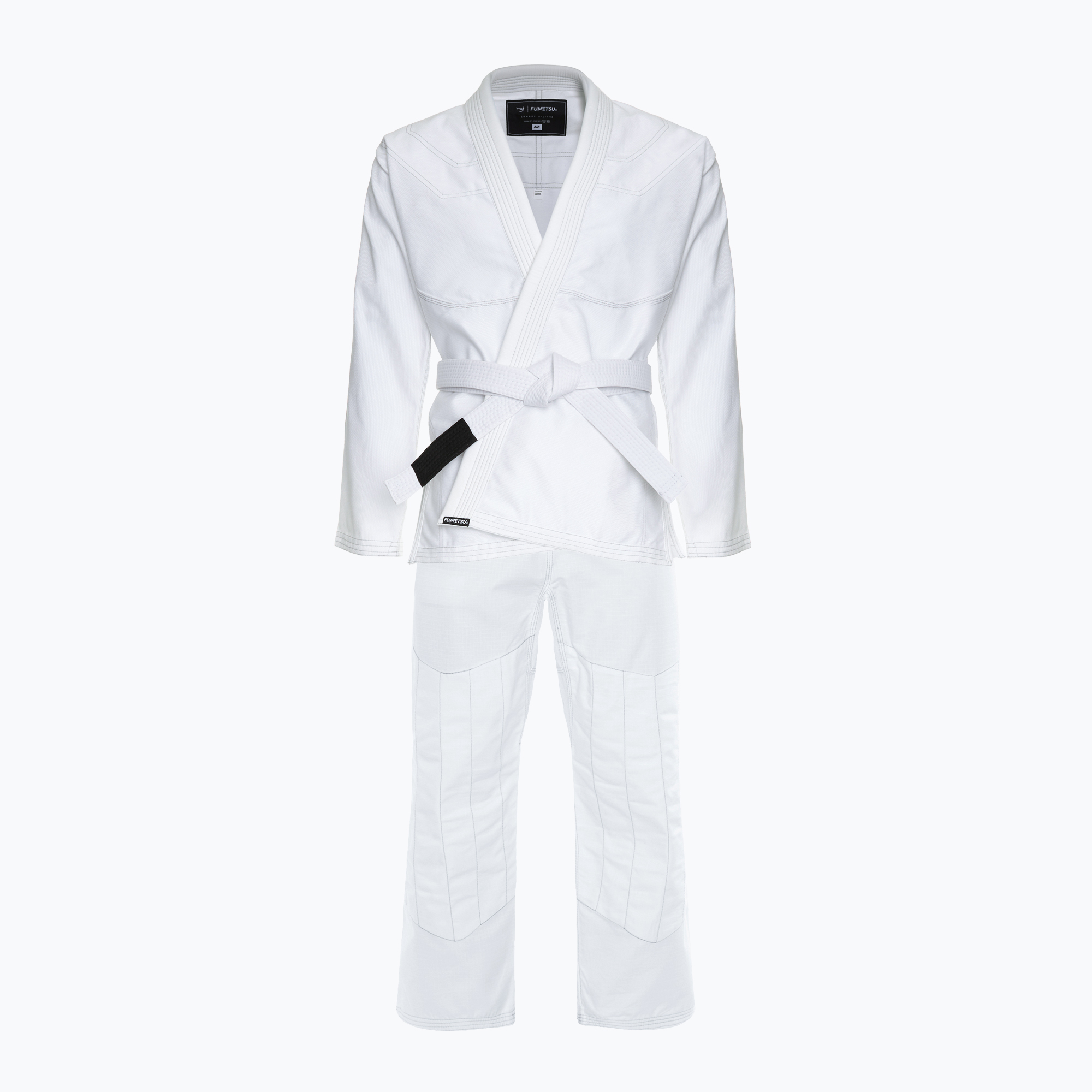 GI pro brazilské jiu-jitsu FUMETSU Ghost V-Lite BJJ white/black (Ghost V-Lite BJJ FUM-0280WB-1)