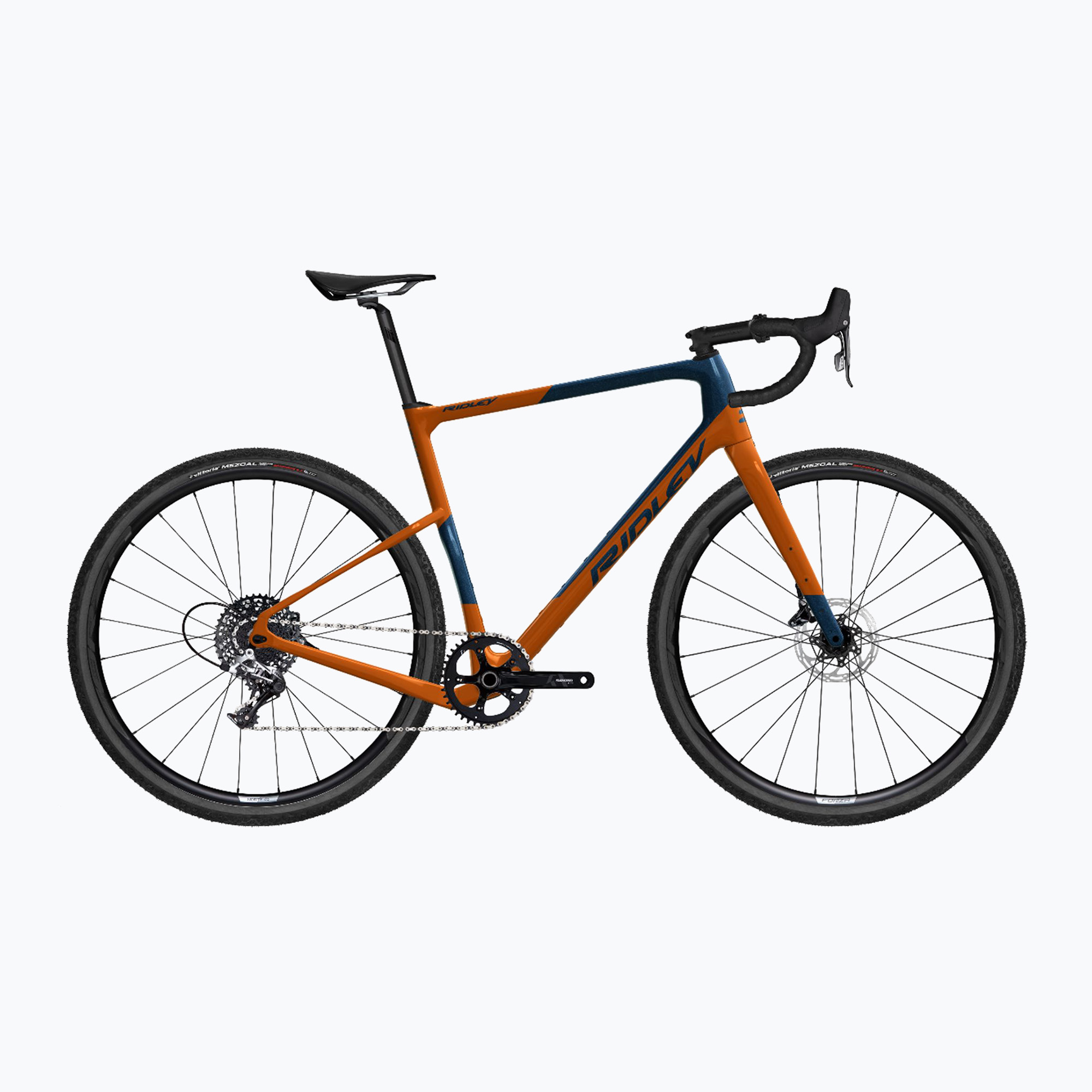 Ridley Kanzo Adventure gravel bike oranžová a modrá SBIKADRID039 (Kanzo Adventure Rival1 KAD01Bs (Glossy))