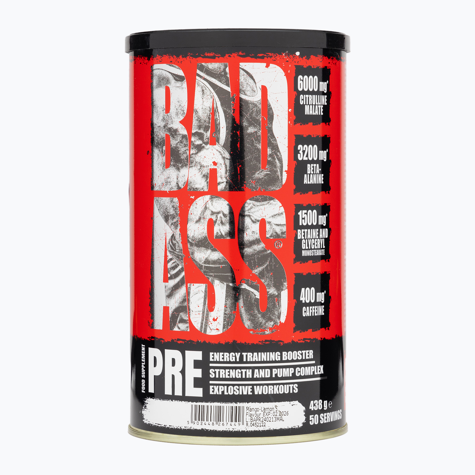 Fitness Authority Bad Ass Pre  438 g mango/citron