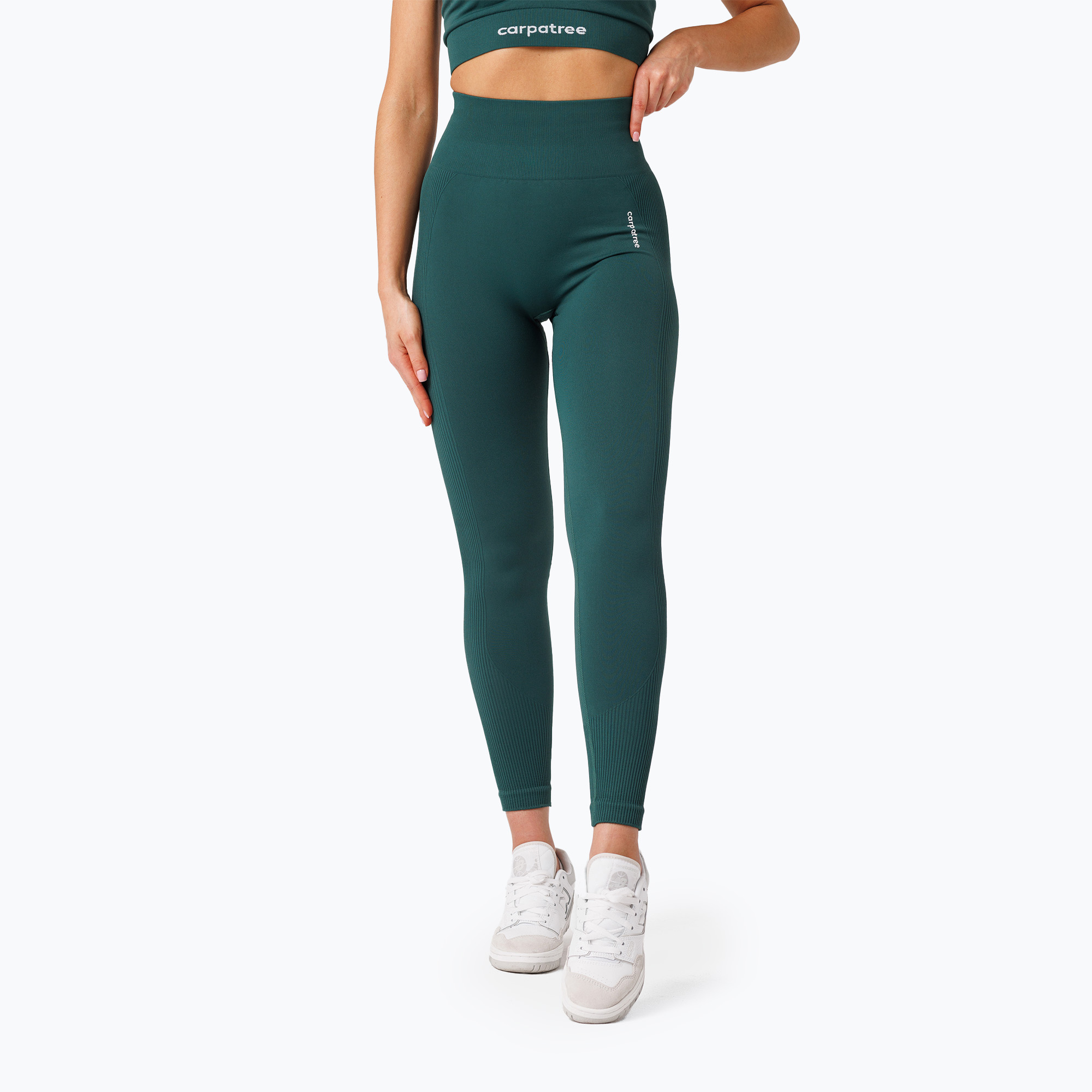 Dámské tréninkové legíny Carpatree Allure Seamless forest green (Allure Seamless CP-LG-ASS-FG)