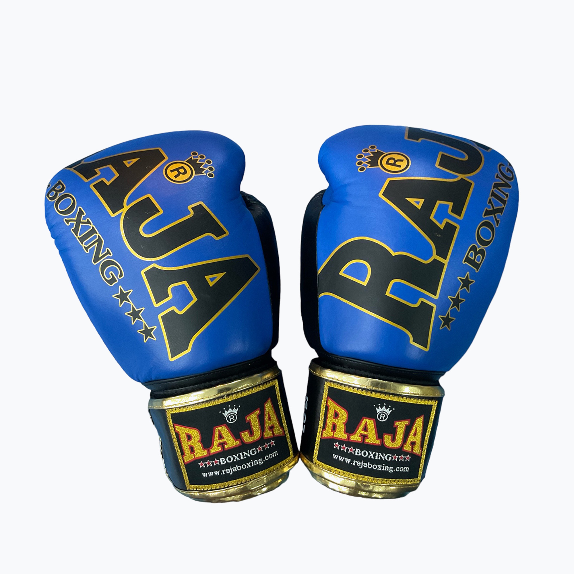 Boxerské rukavice RAJA BOXING Origin Standard Genuine Leather blue (Origin Standard Genuine Leather RBGV-GL-1A-BU)