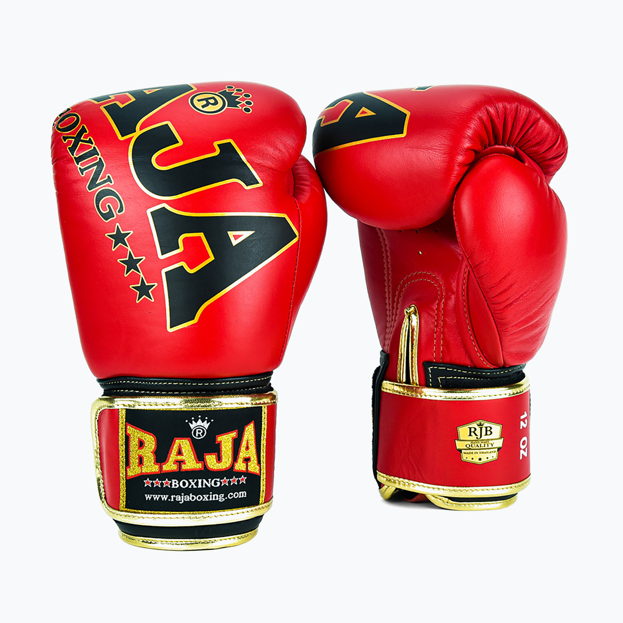 Boxerské rukavice RAJA BOXING Origin Standard Genuine Leather red (Origin Standard Genuine Leather RBGV-GL-1A-RD)