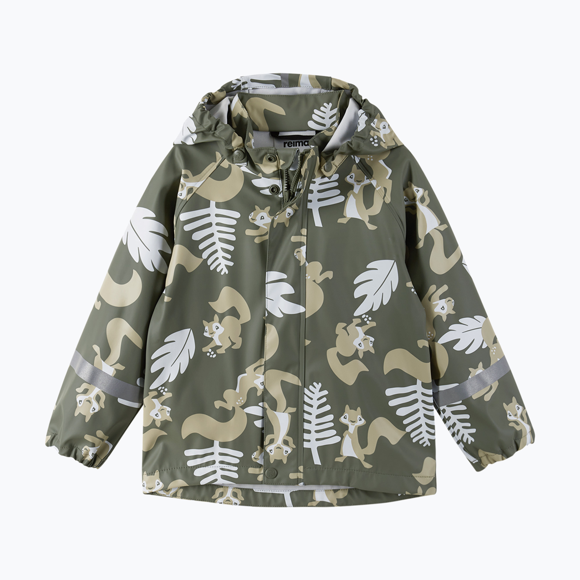 Dětská bunda do deště Reima Vesi greyish green (Vesi 5100025A-8929)