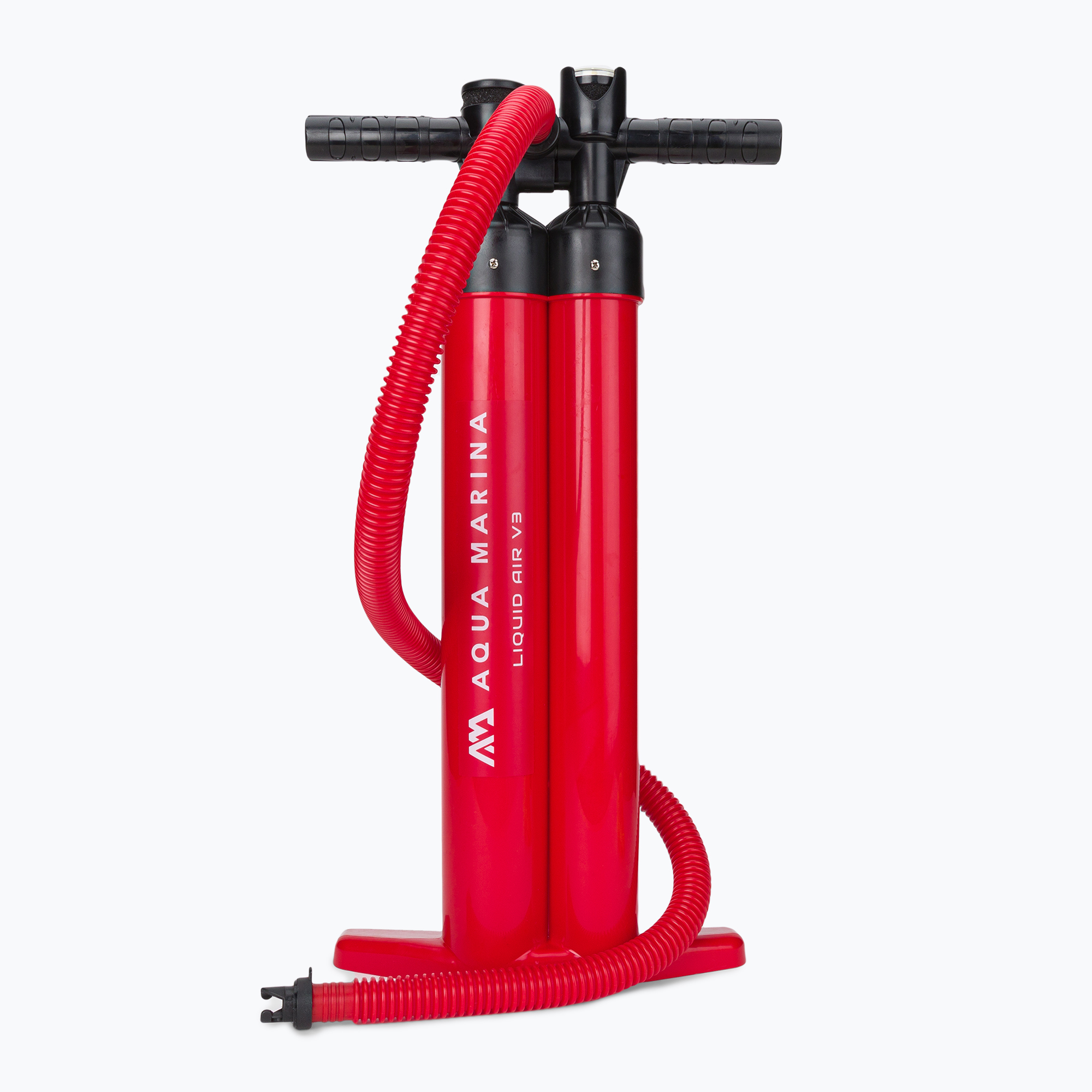 Aqua Marina LIQUID AIR V3Triple Action Vysokotlaké ruční čerpadlo červené B0303022 (LIQUID AIR V3Triple Action High Pressure Hand Pump B0303022)