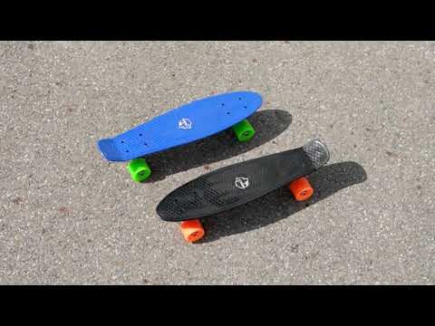 Humbaka dětský skateboard flip modrý HT-891579