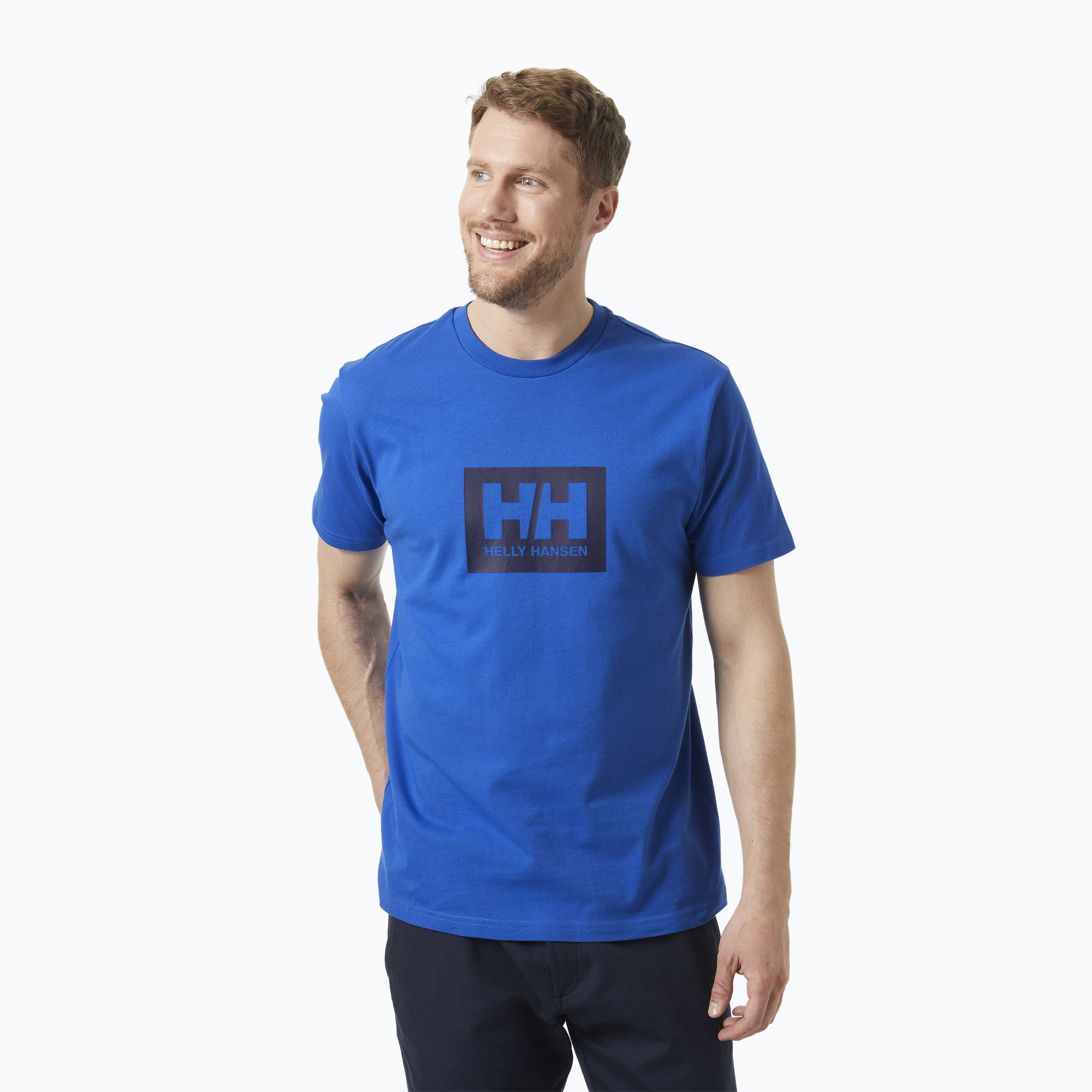 Pánské tričko Helly Hansen HH Box cobalt 2.0