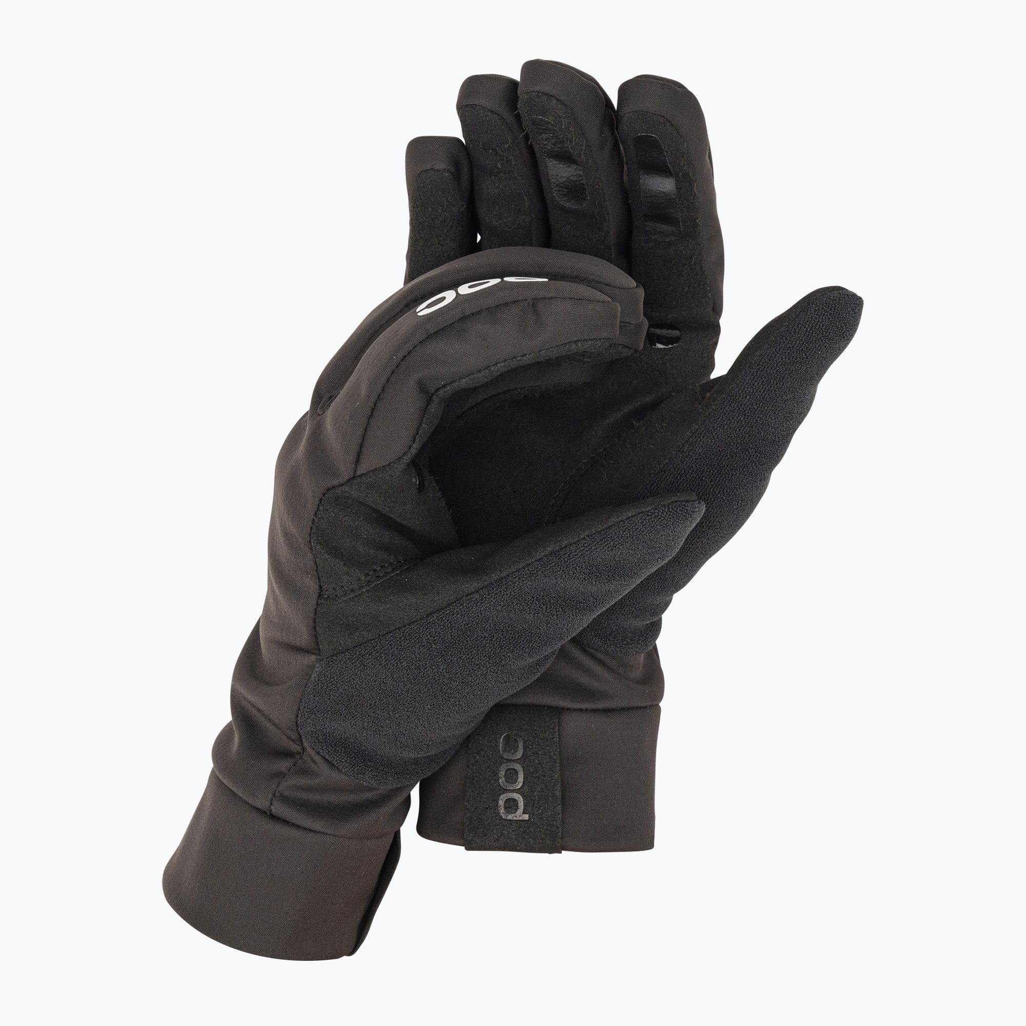 Cyklistické rukavice POC Essential Softshell Glove uranium black (Essential Softshell Glove 30370)