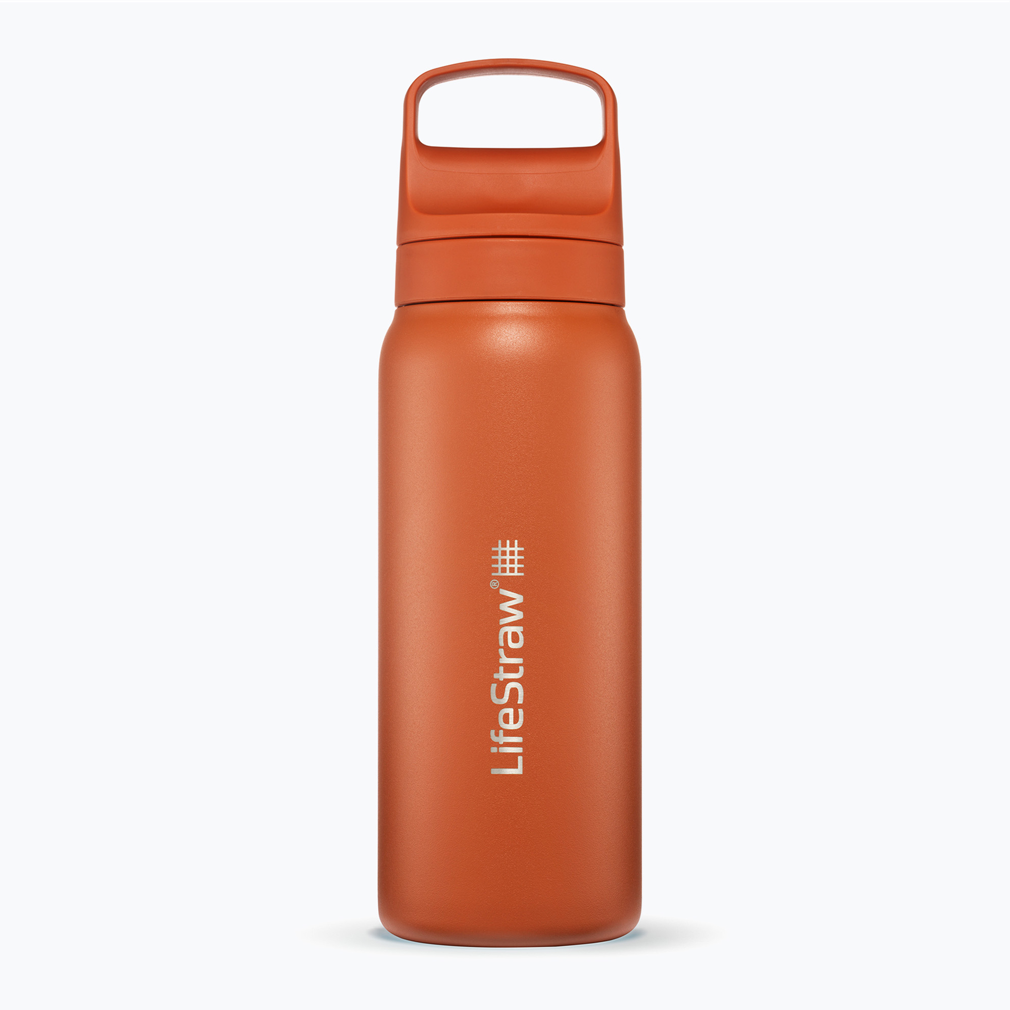 Cestovní láhev Lifestraw Go 2.0 Steel z filtrem 1 l kyoto orange (Go 2.0 Steel LGV41SORWW)
