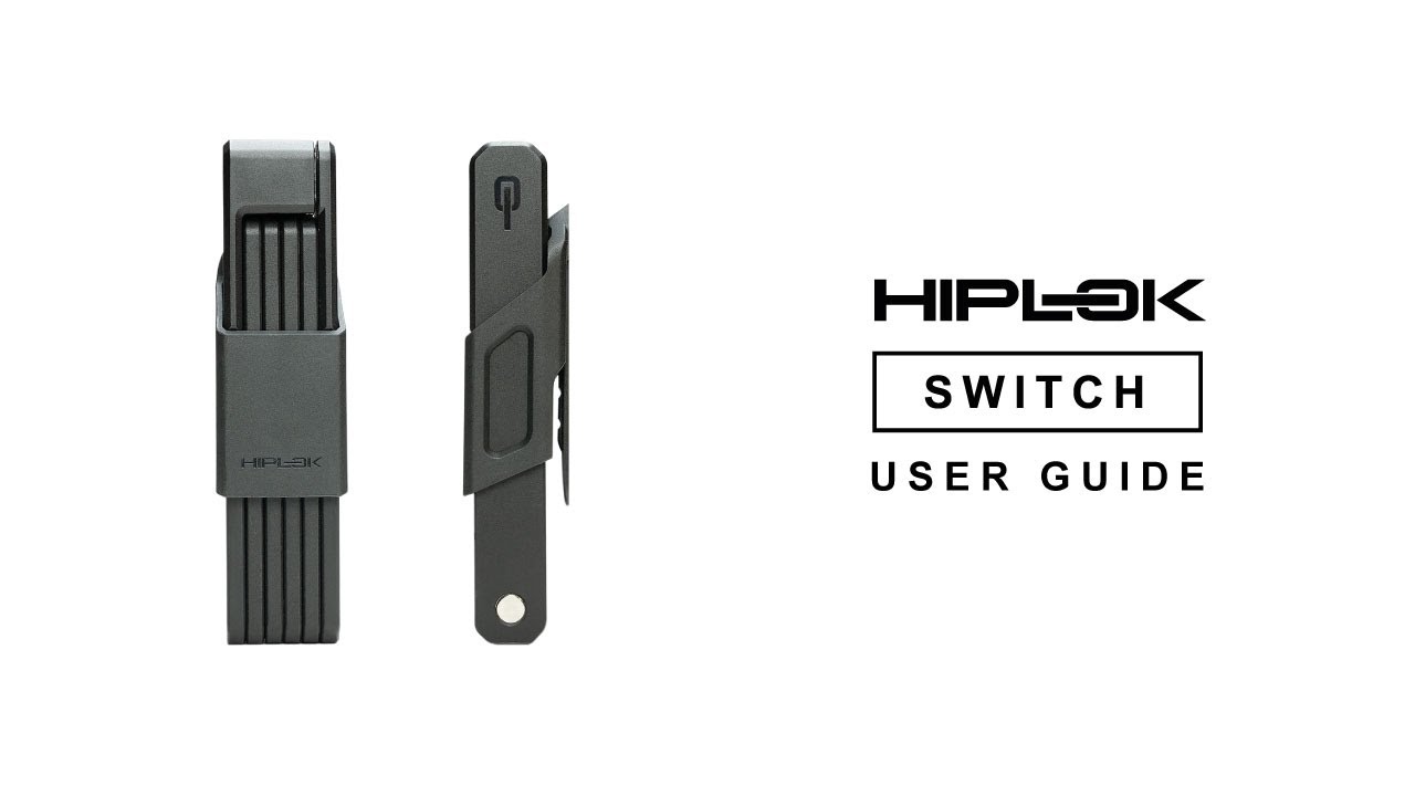 Zámek na kolo Hiplok Switch black