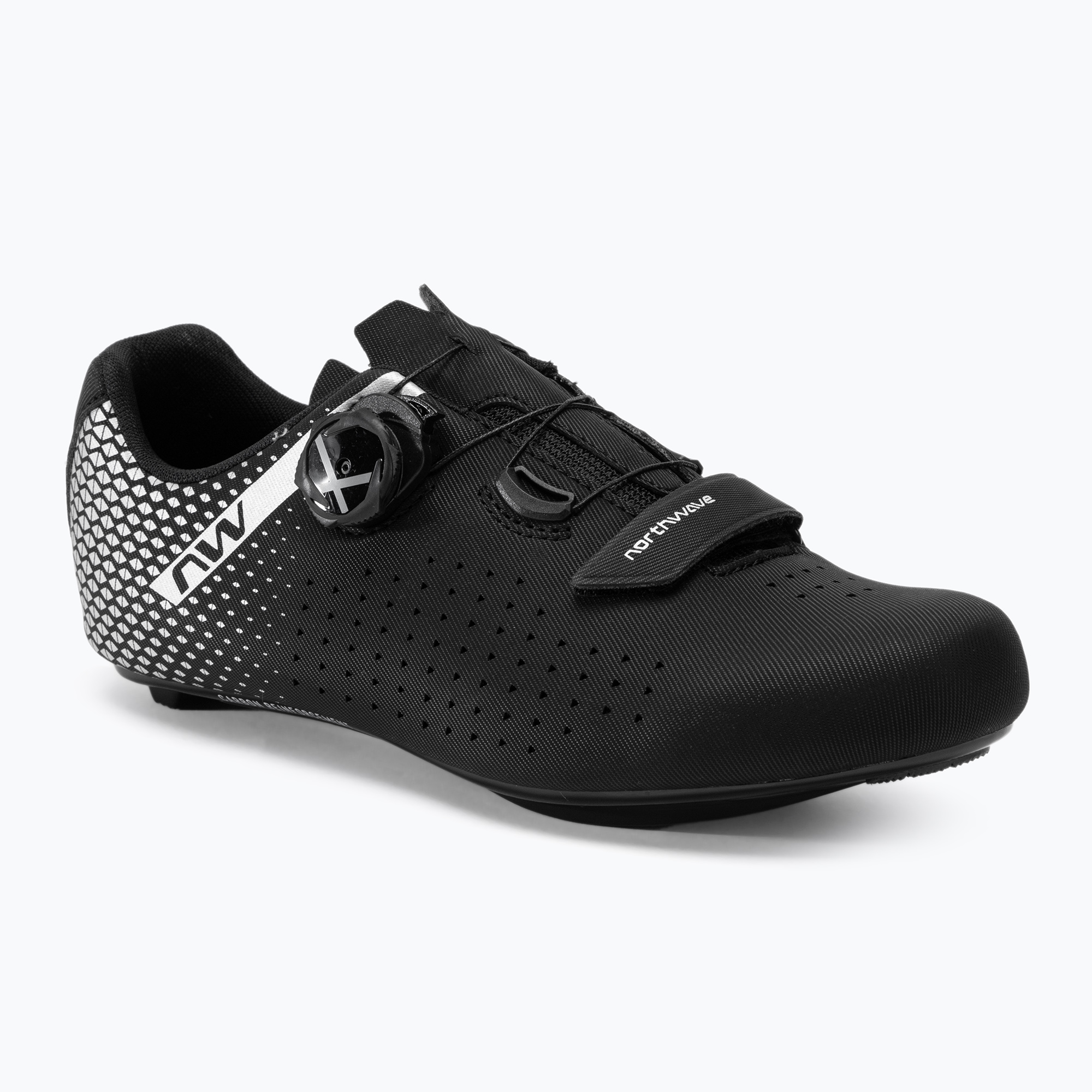 Pánské silniční tretry Northwave Core Plus 2 black/silver (Core Plus 2 80211012)