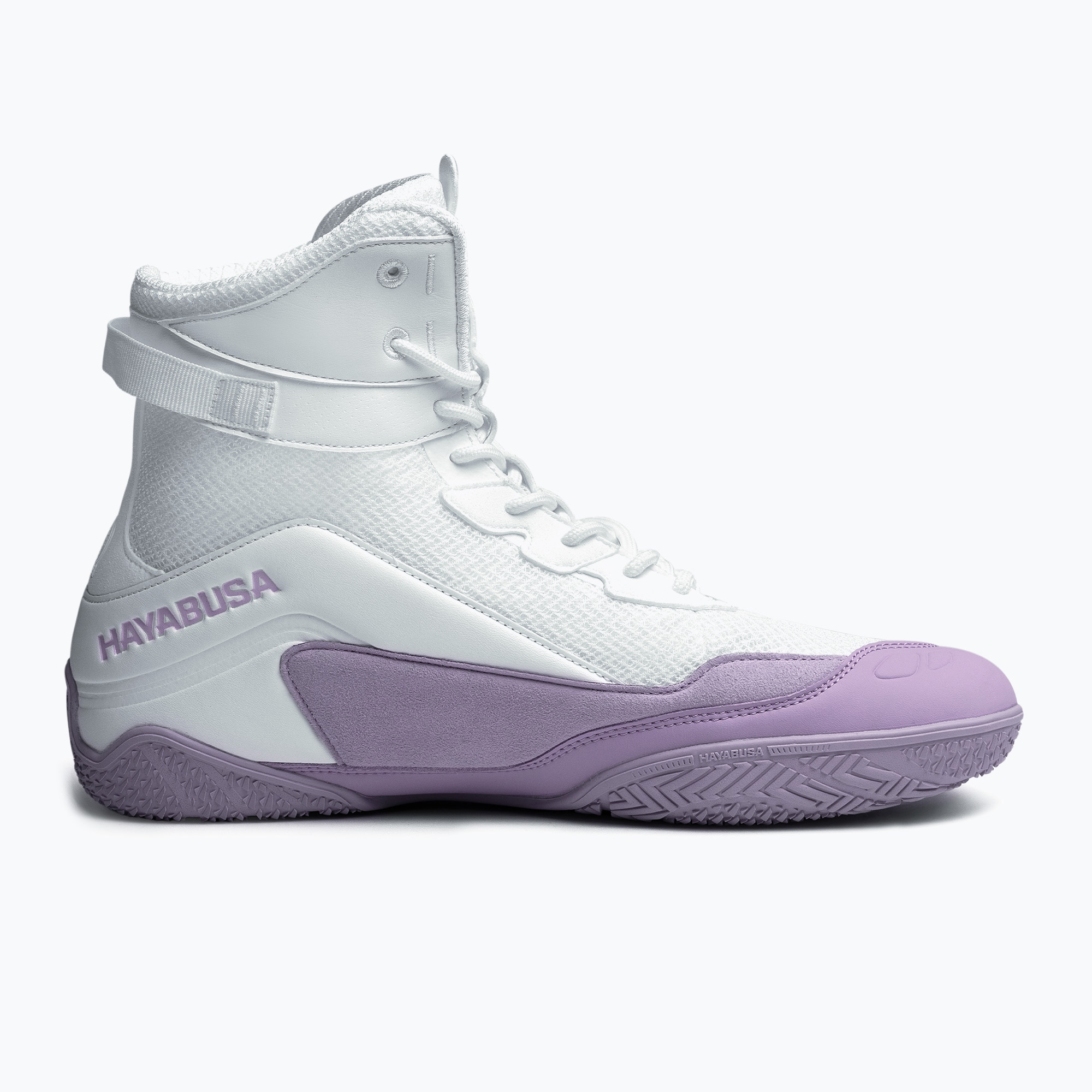 Boxerské boty Hayabusa Talon  white/lavender (Talon Boxing TBS-WHPU)