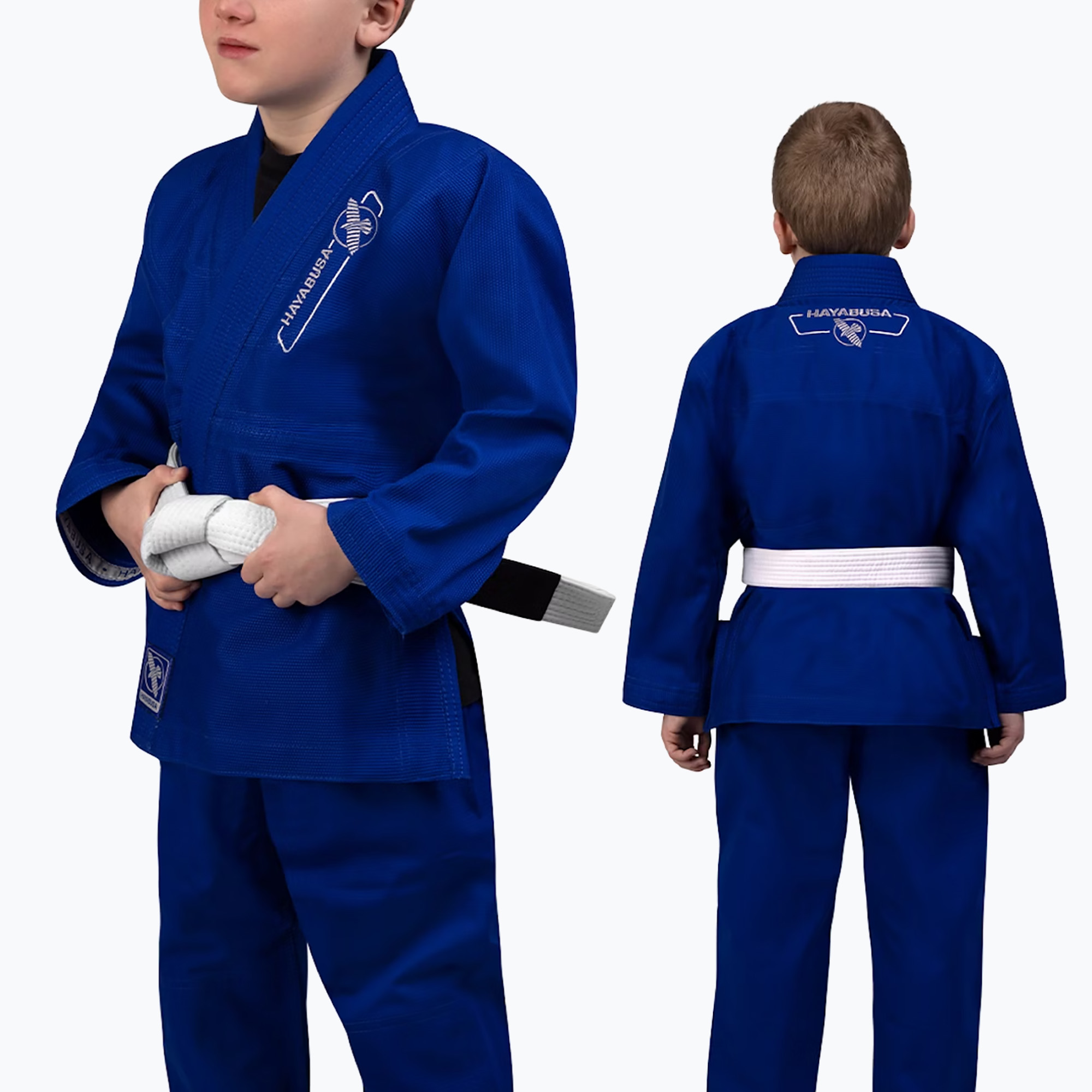 GI pro dětské brazilské jiu-jitsu Hayabusa Essential blue (Essential YEPWJJG-BL)