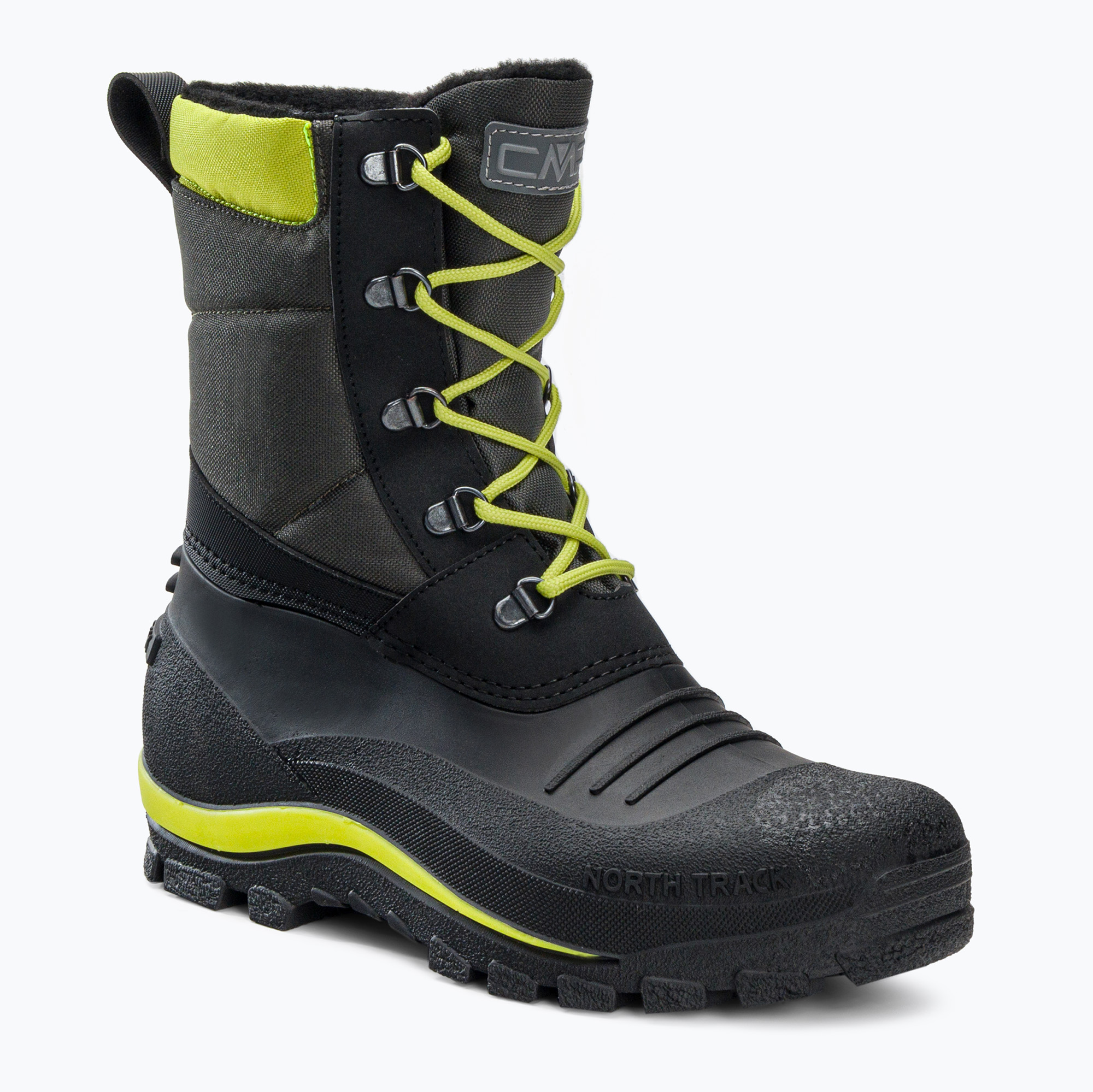 CMP Khalto Snowboots dětské trekové boty šedozelené 30Q4684 (Khalto Snowboots 30Q4684/F977)