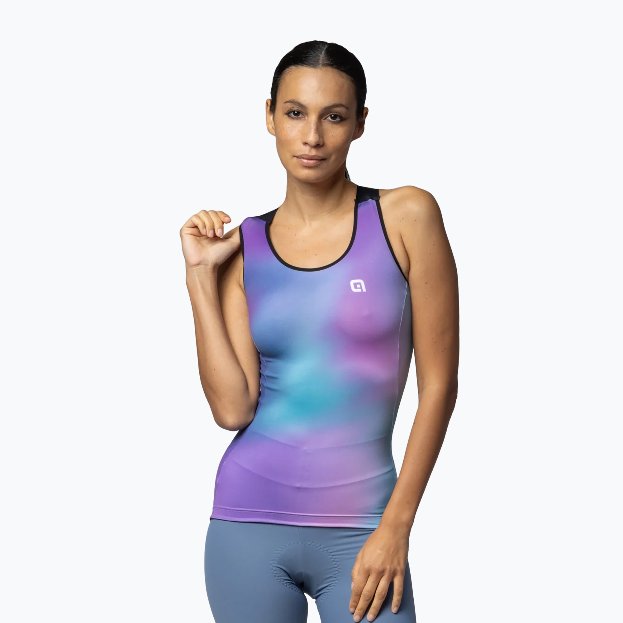 Dámský cyklistický dres Alé Aurora TT purple (Aurora TT L25076494)